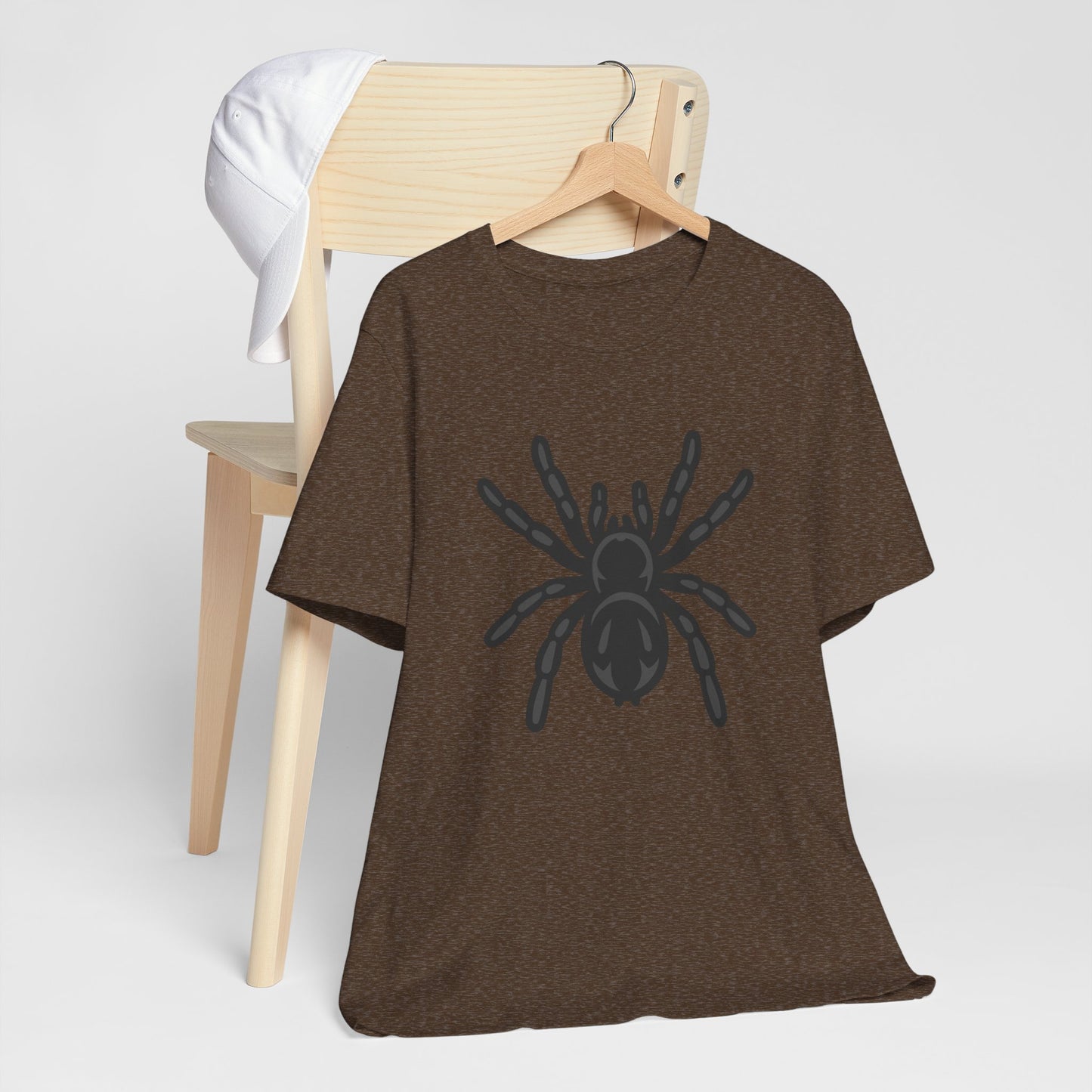 Tarantula Graphic Tee Dark Theme – Bold Spider Vector Design with Creepy Cool Vibe