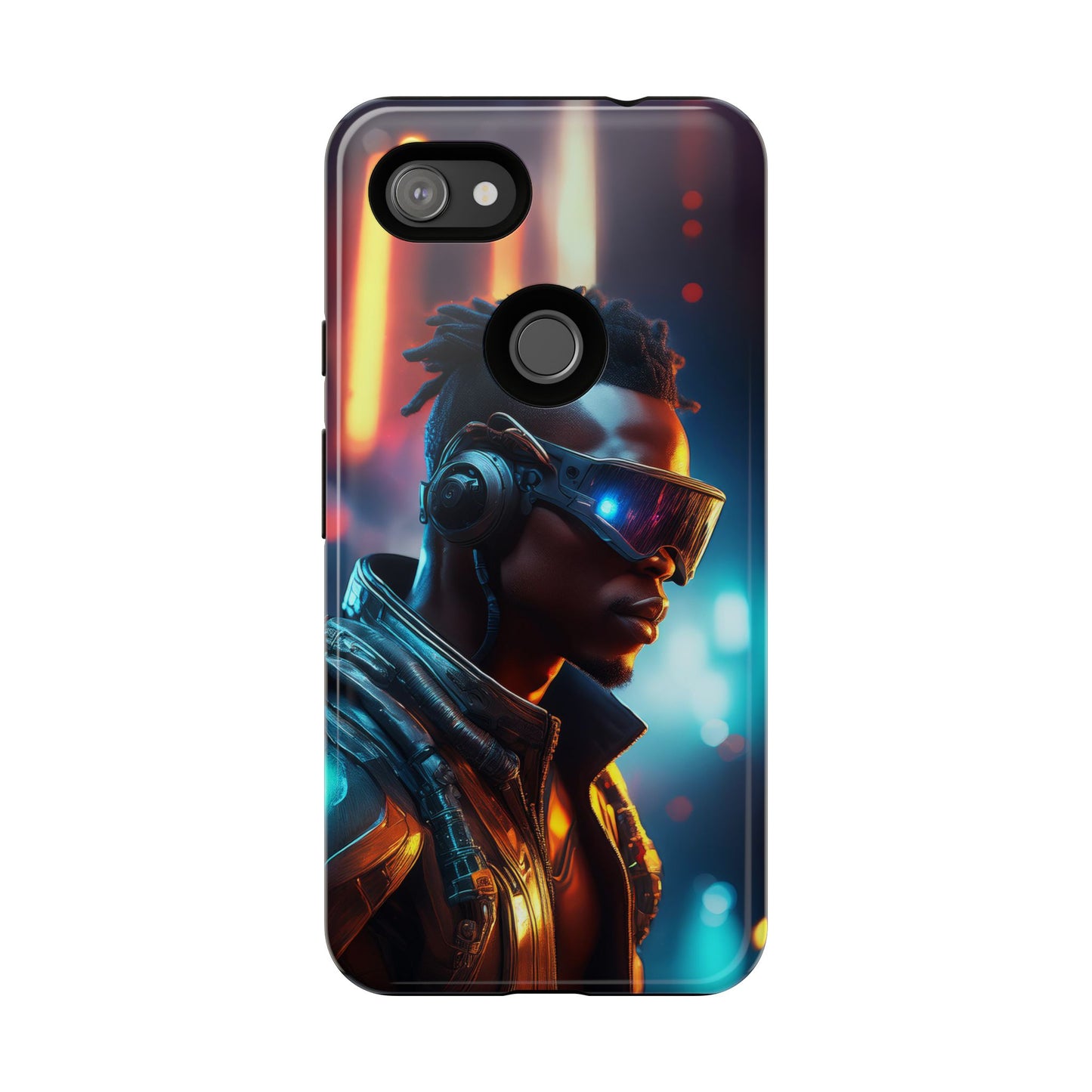 Futuristic Cyberpunk Male Cell Phone Case 016