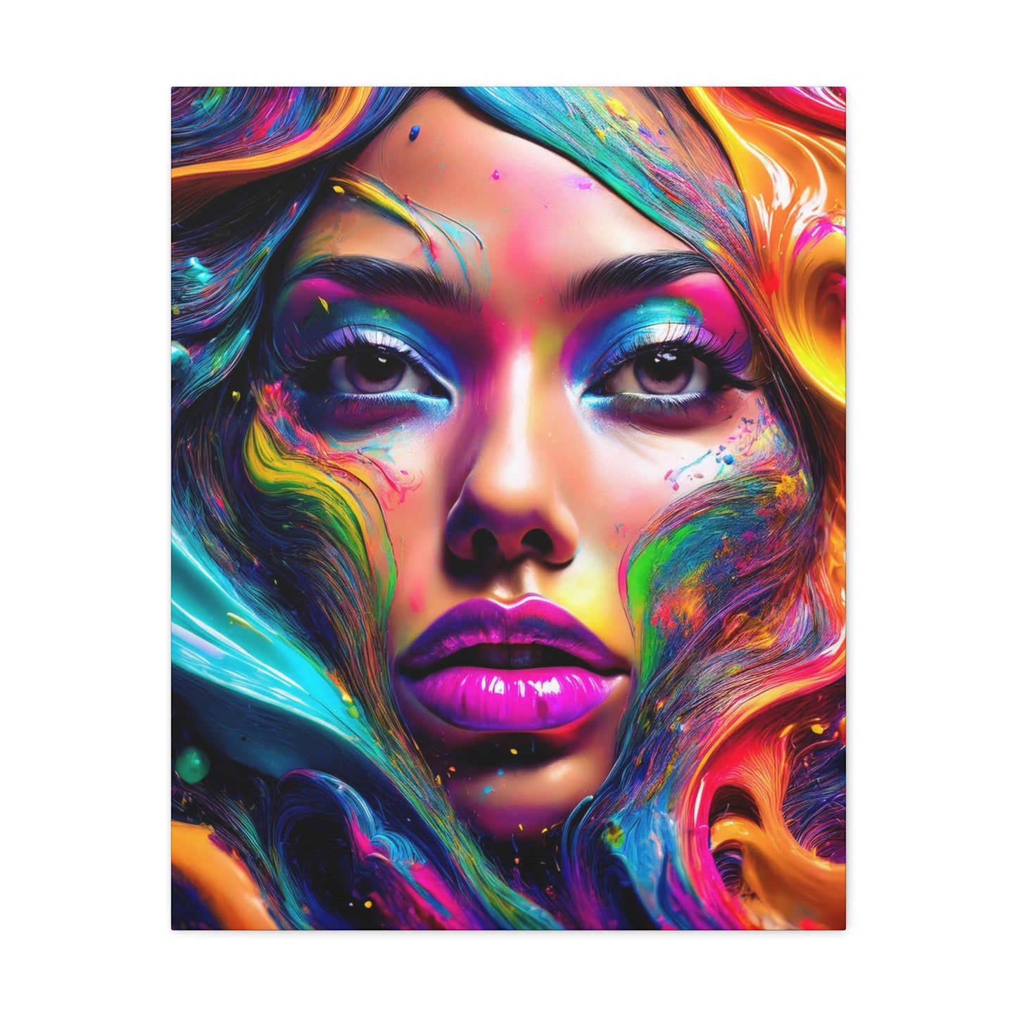 Painted Beauty 012 Canvas Wall Art