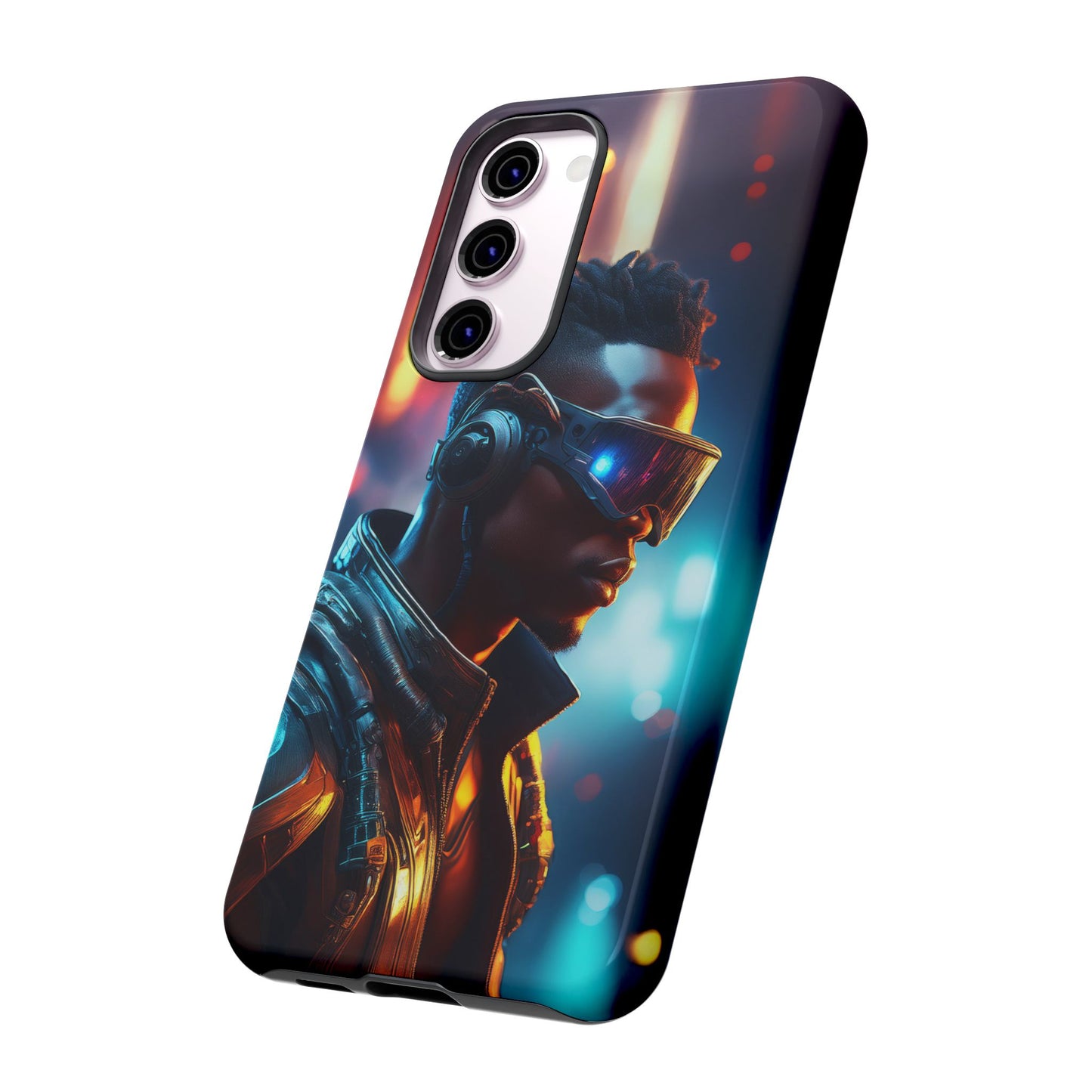 Futuristic Cyberpunk Male Cell Phone Case 016