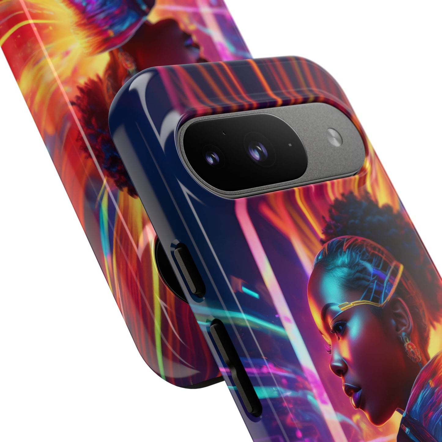 Futuristic Cyberpunk Female Cell Phone Case 001