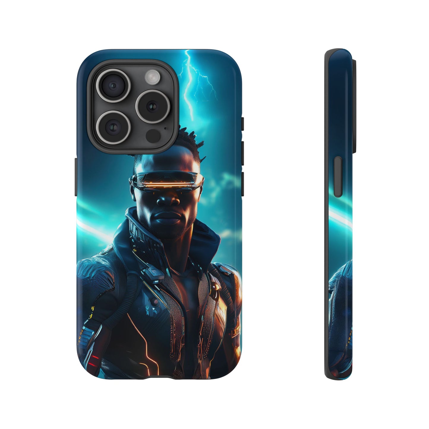 Futuristic Cyberpunk Male Cell Phone Case 014