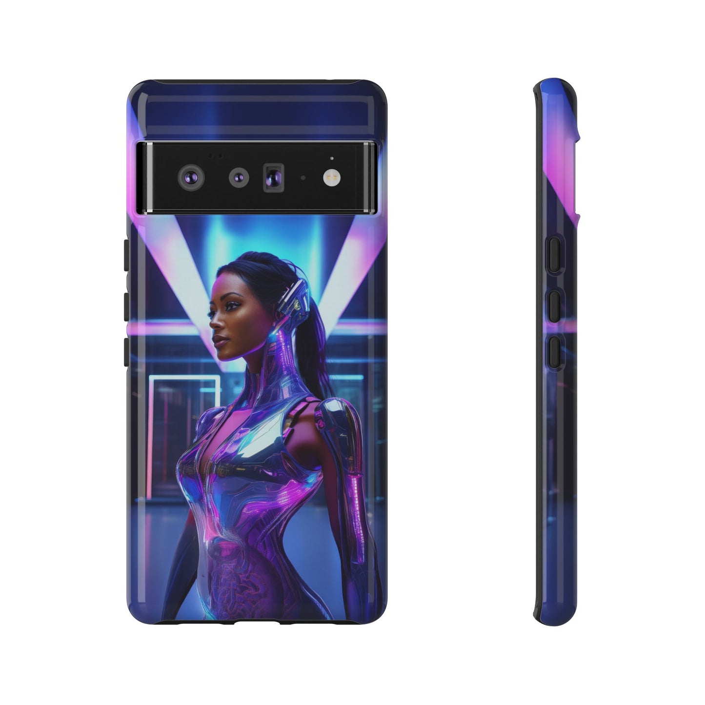 Futuristic Human Android Hybrid Cell Phone Case 017