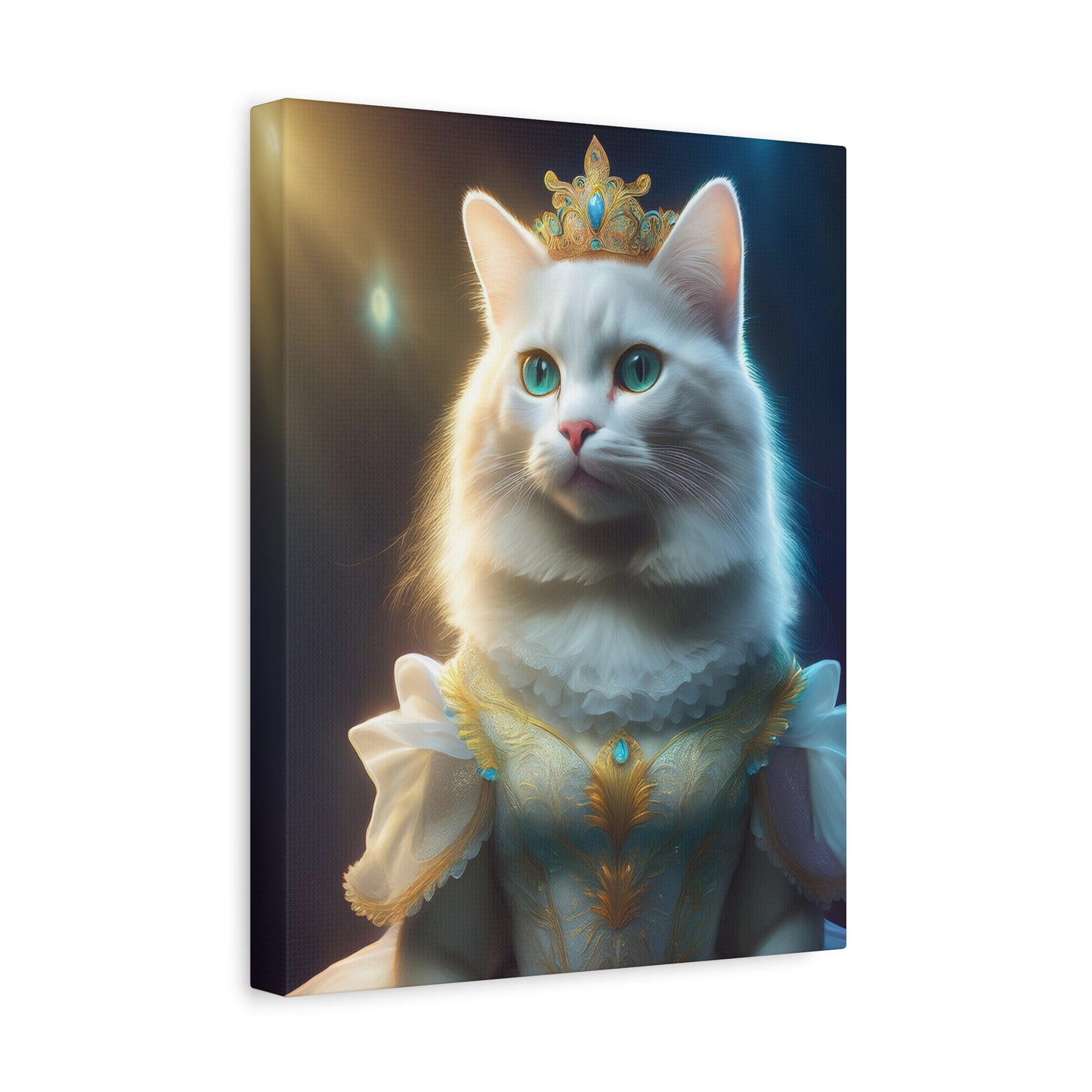 Meowgical Fairy Purrincess Canvas Art | Stretched Matte Wall Decor 004