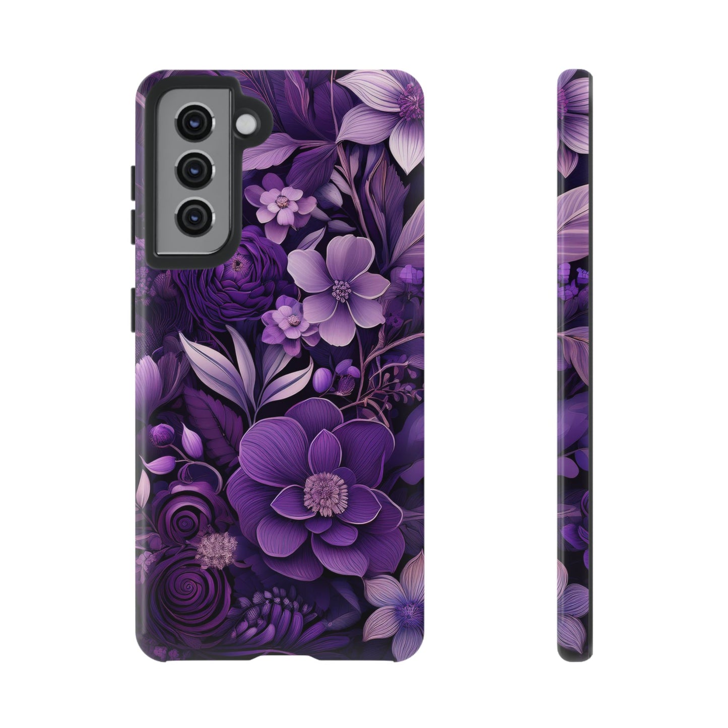 Purple Florals Tough Cases