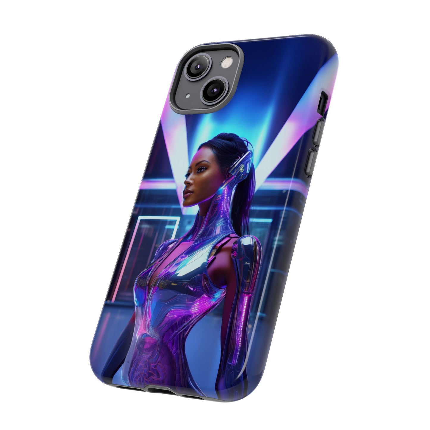 Futuristic Human Android Hybrid Cell Phone Case 017