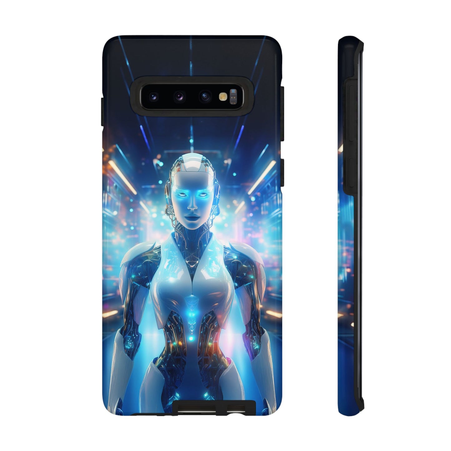 Futuristic Human Android Hybrid Cell Phone Case 012