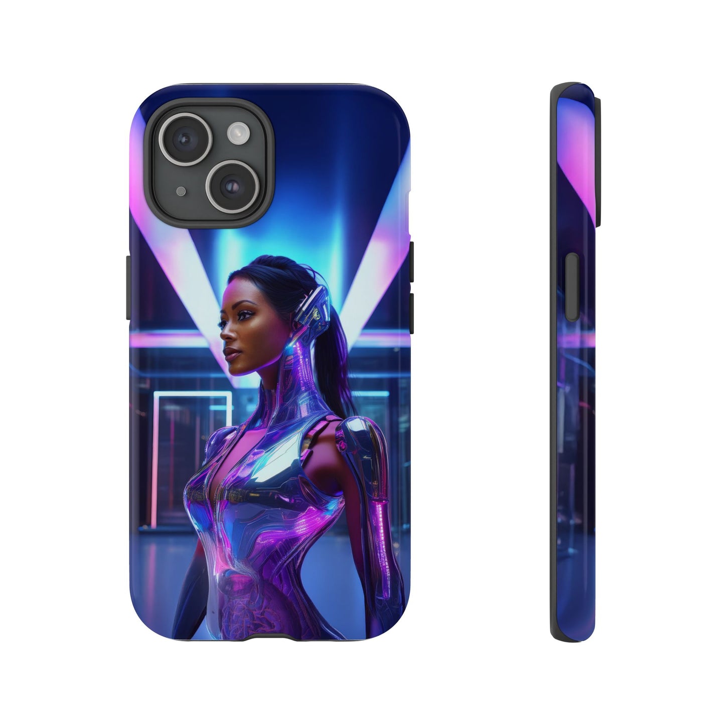 Futuristic Human Android Hybrid Cell Phone Case 017