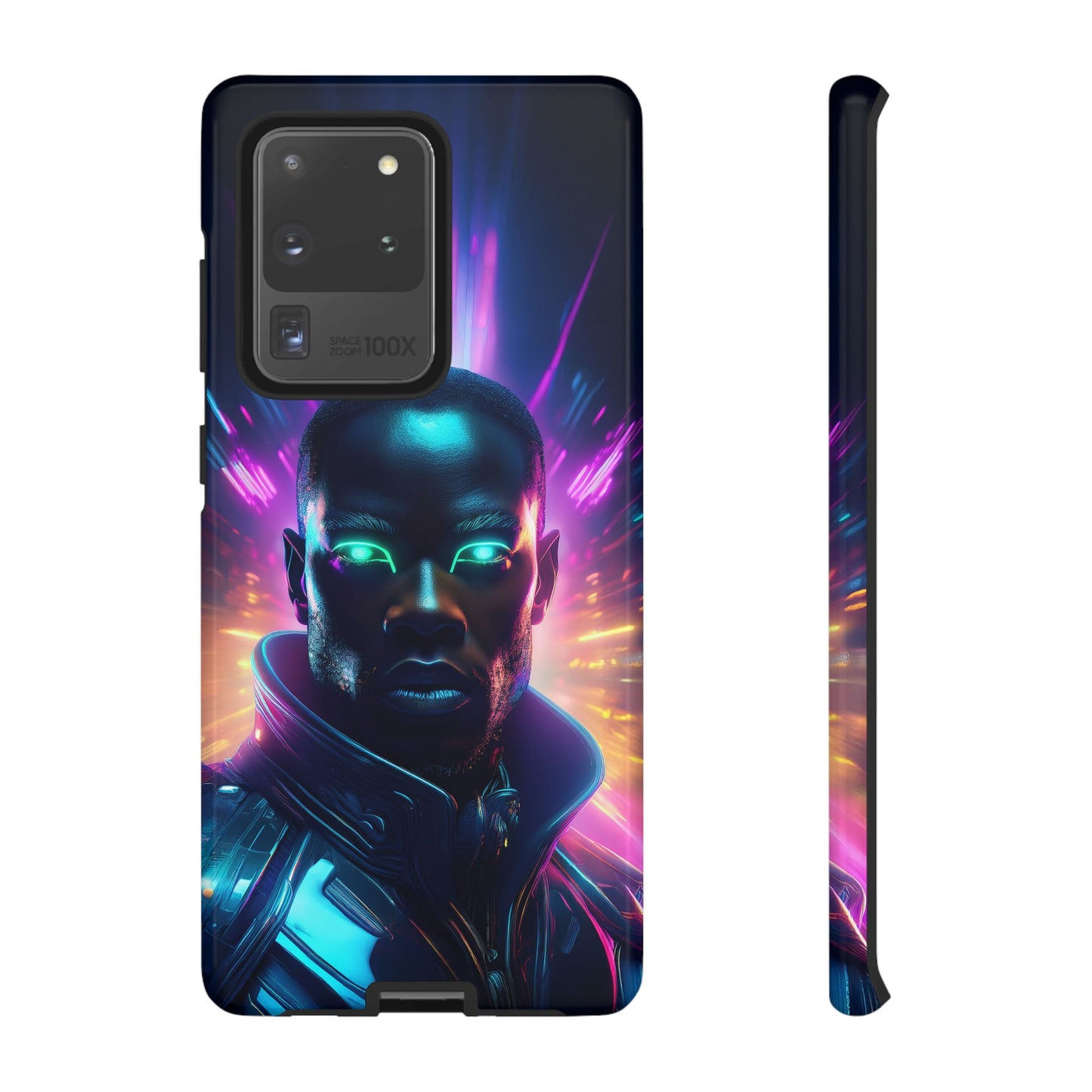 Futuristic Cyberpunk Male Cell Phone Case 022