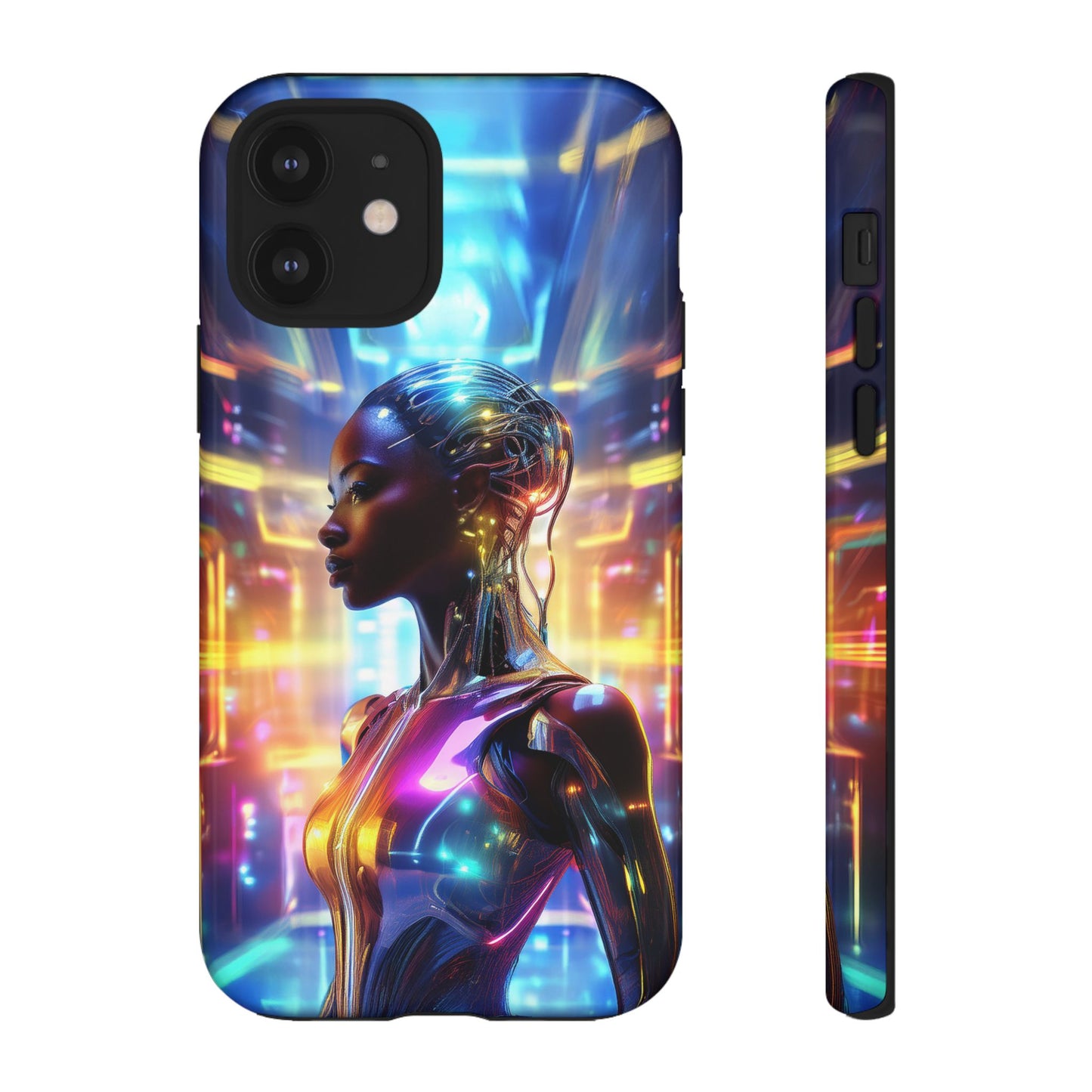 Futuristic Human Android Hybrid Cell Phone Case 011