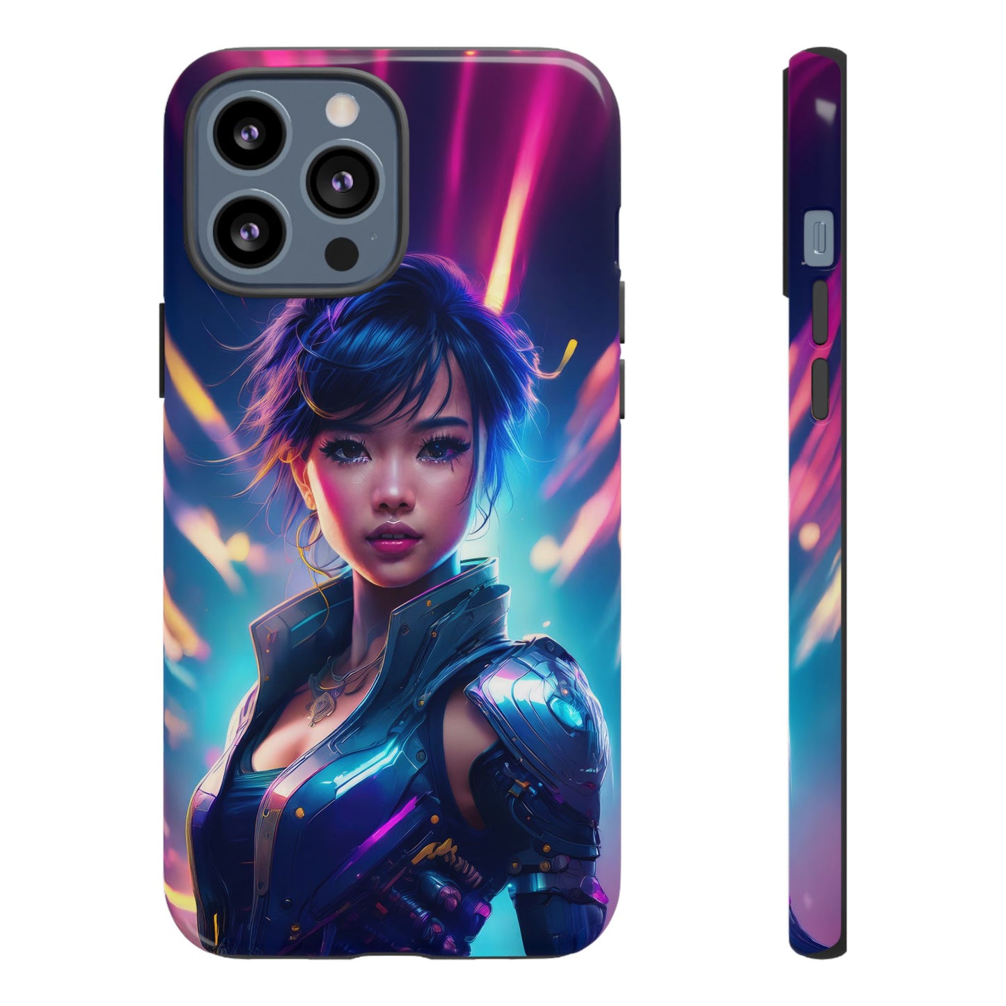 Futuristic Cyberpunk Female Cell Phone Case 024