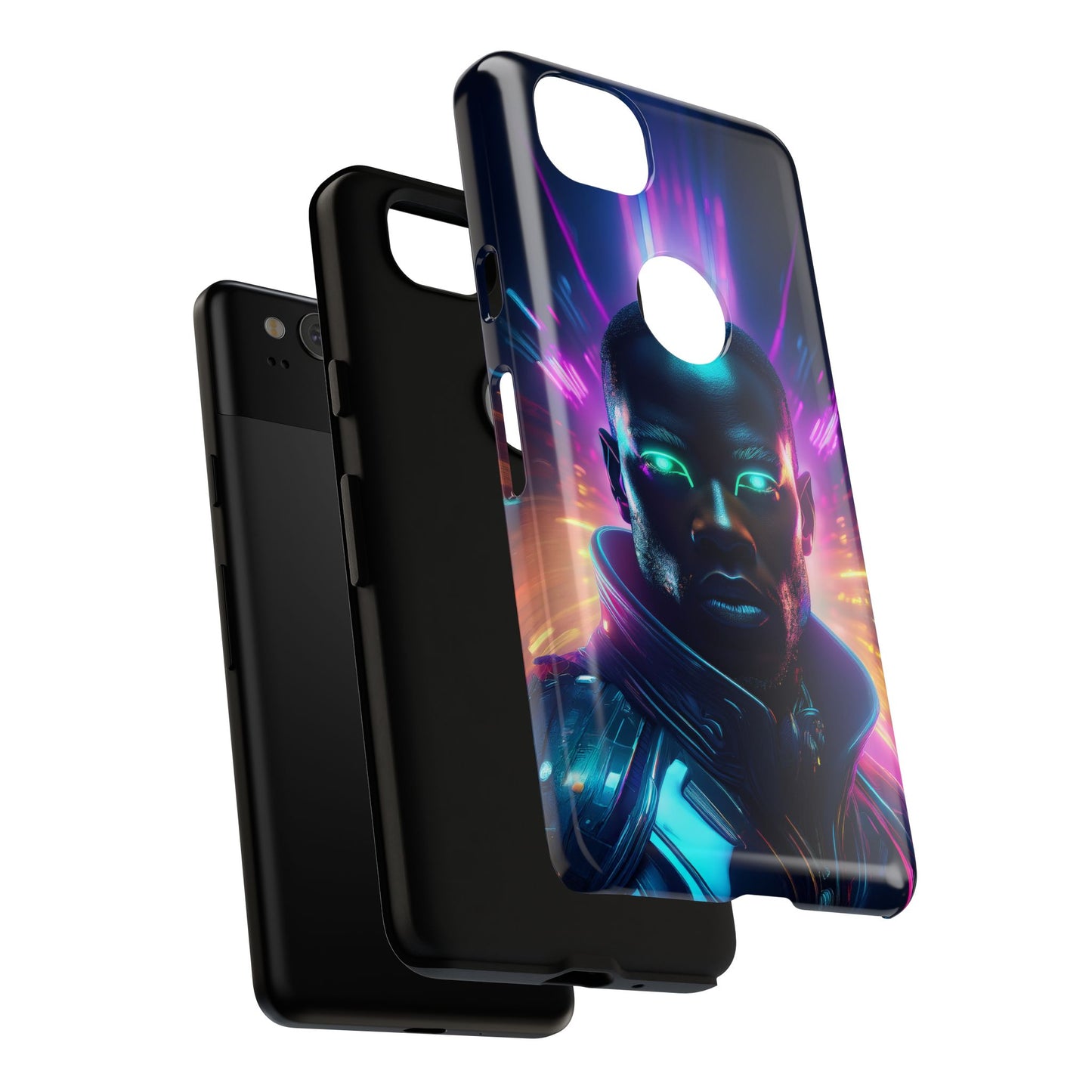 Futuristic Cyberpunk Male Cell Phone Case 022