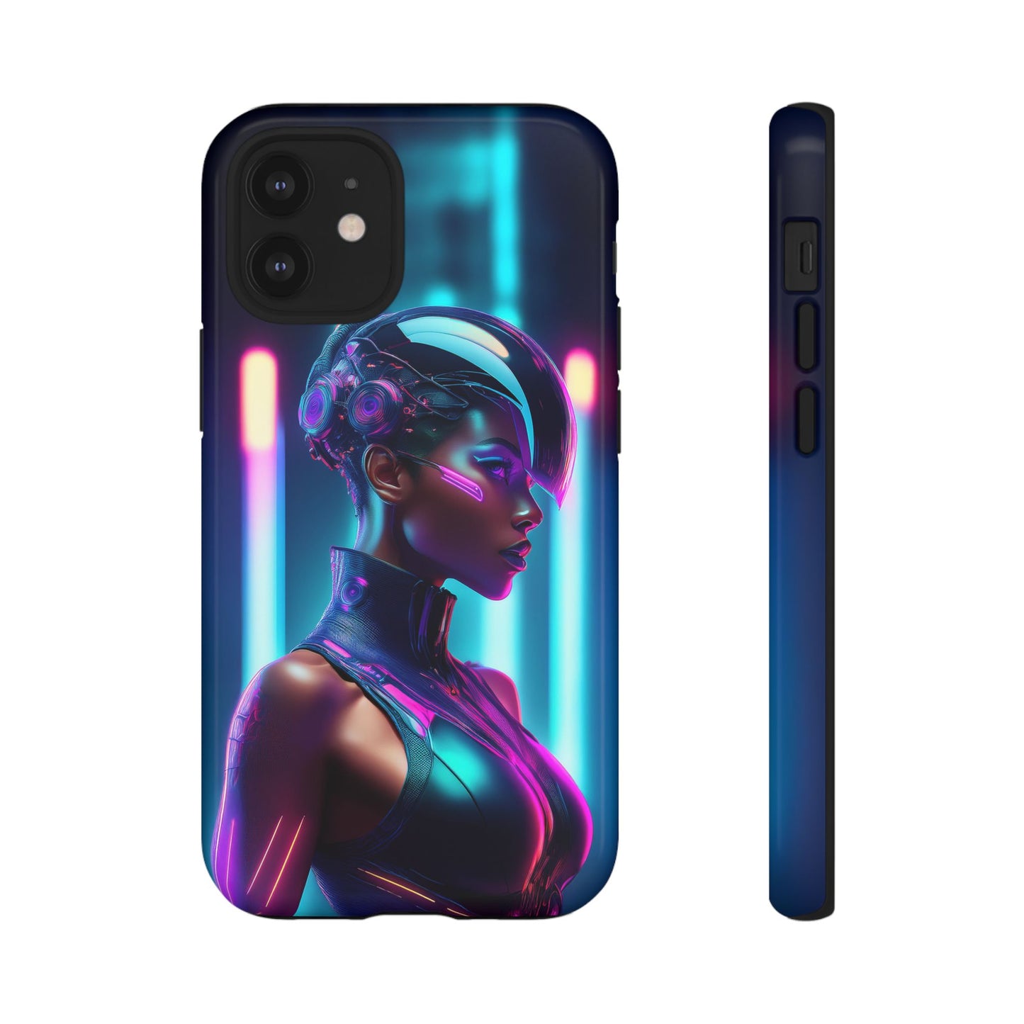 Futuristic Cyberpunk Female Cell Phone Case 021