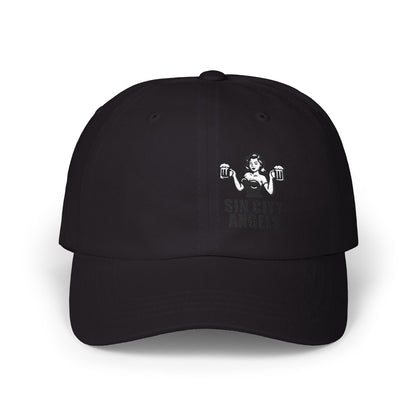 Sin City Angels Classic Dad Hat – Embroidered Retro Beer Babe Hat for Vegas Nights, Dive Bars, and Party Legends