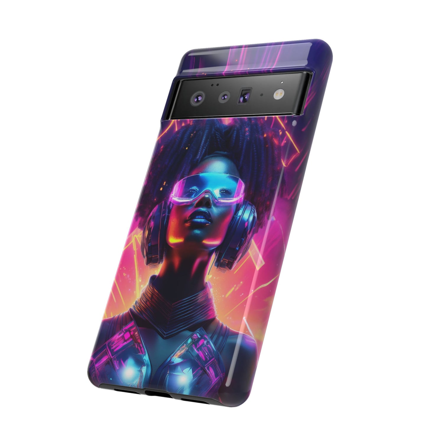 Futuristic Cyberpunk Female Cell Phone Case 030