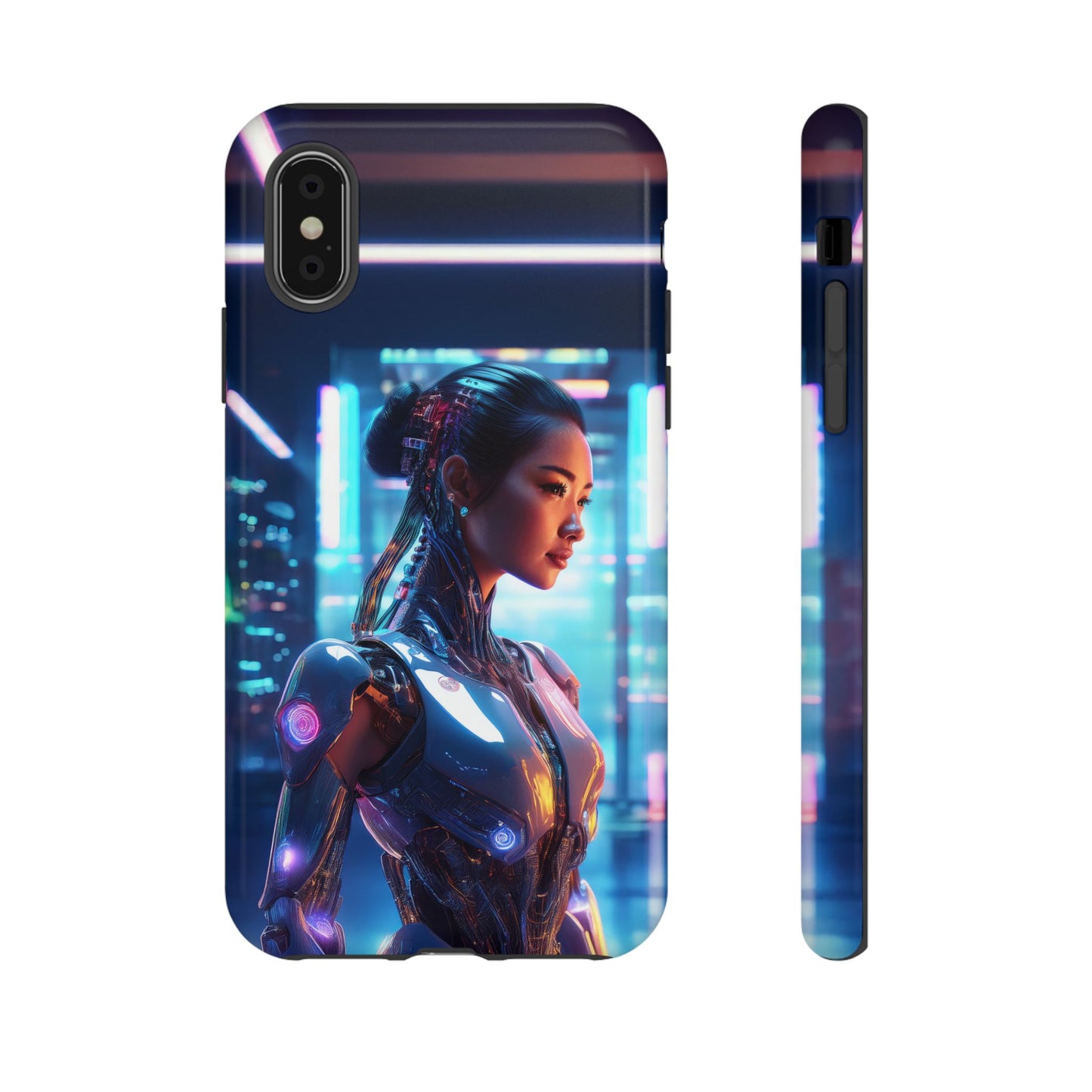 Futuristic Human Android Hybrid Cell Phone Case 013