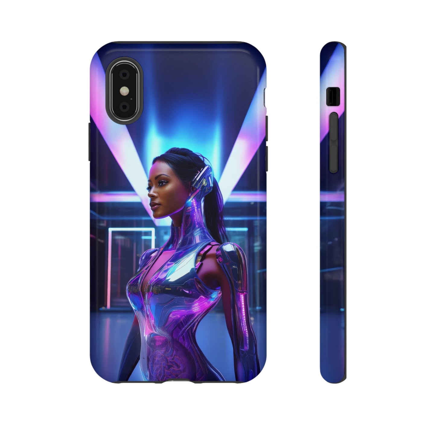 Futuristic Human Android Hybrid Cell Phone Case 017