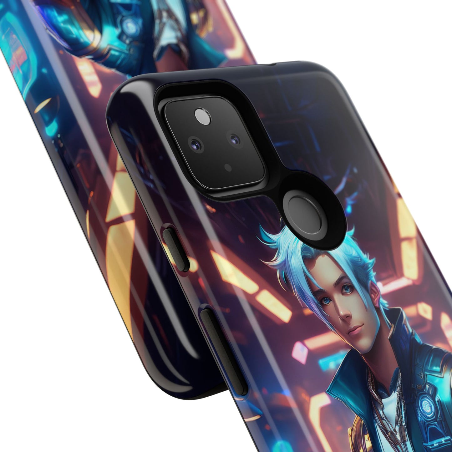 Futuristic Cyberpunk Male Cell Phone Case 009