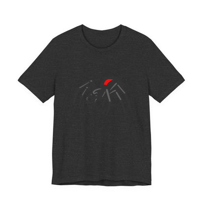 Black Widow Spider Graphic Tee Dark Theme – Deadly Cool Vector Design with Red Mark Accent