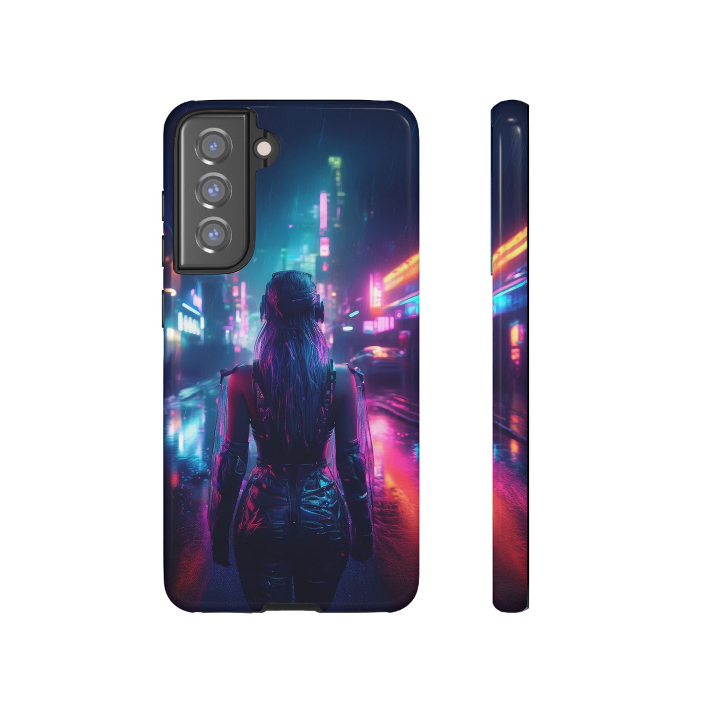 Futuristic Cyberpunk Female Cell Phone Case 032