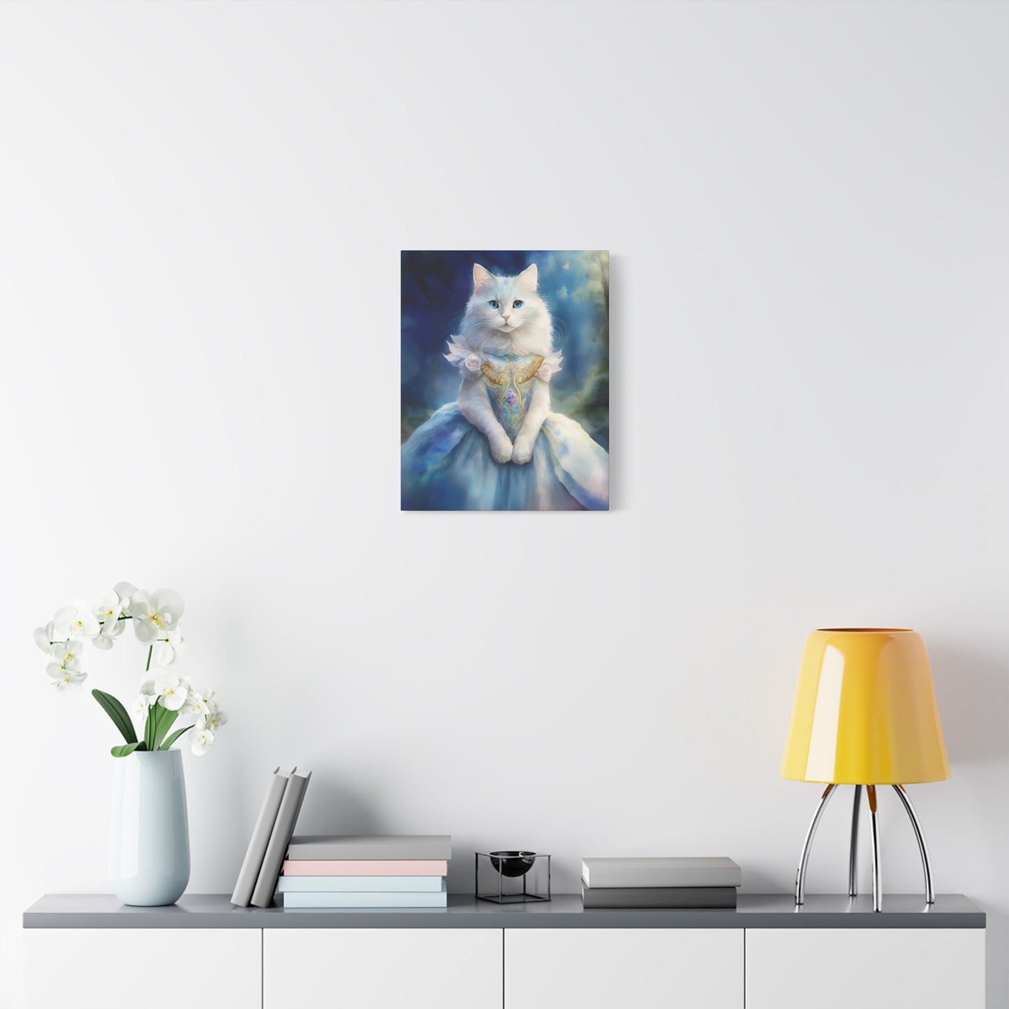 Meowgical Fairy Purrincess Canvas Art | Stretched Matte Wall Decor 007