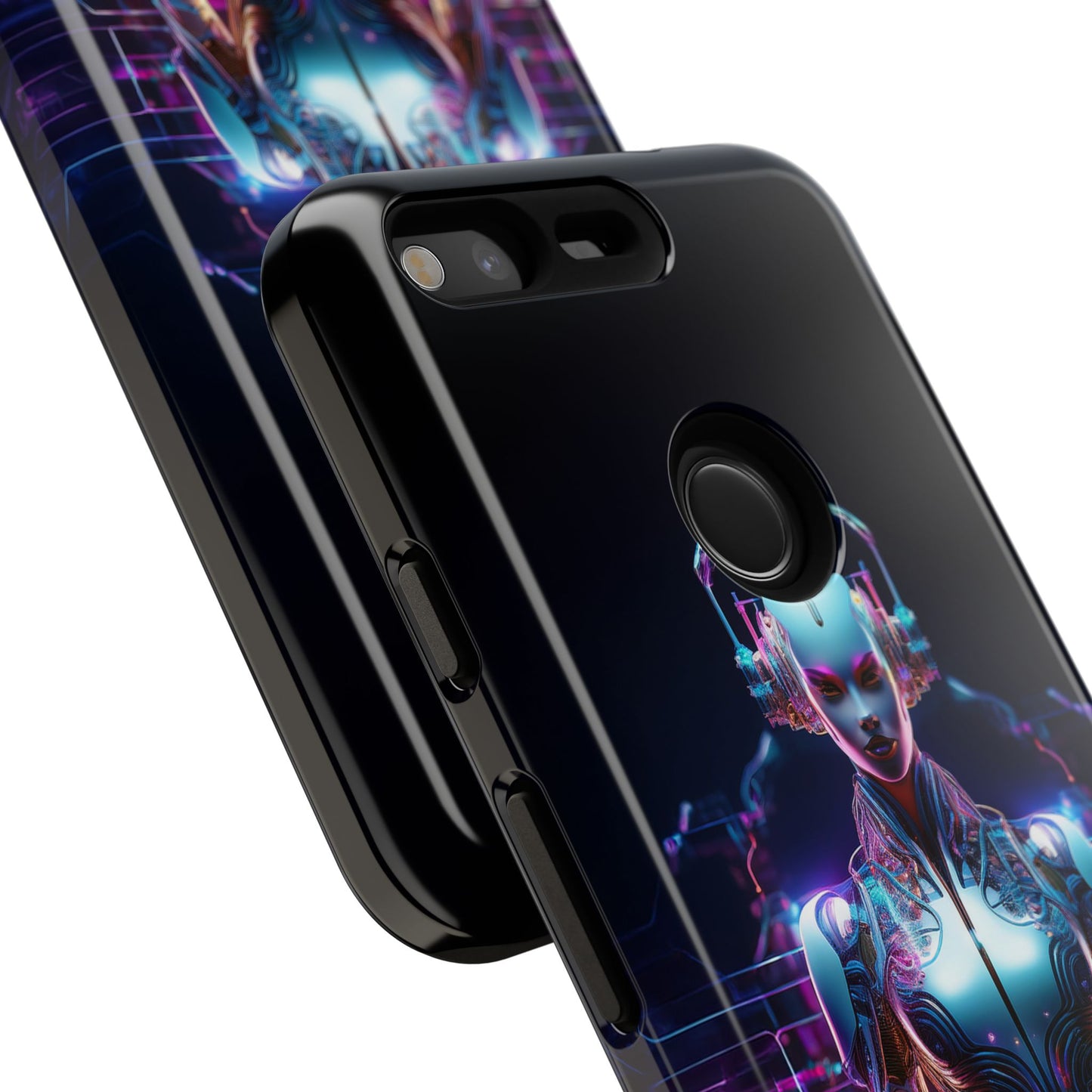 Futuristic Human Android Hybrid Cell Phone Case 001