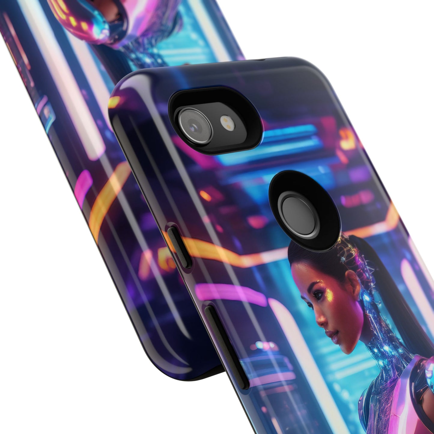 Futuristic Human Android Hybrid Cell Phone Case 016