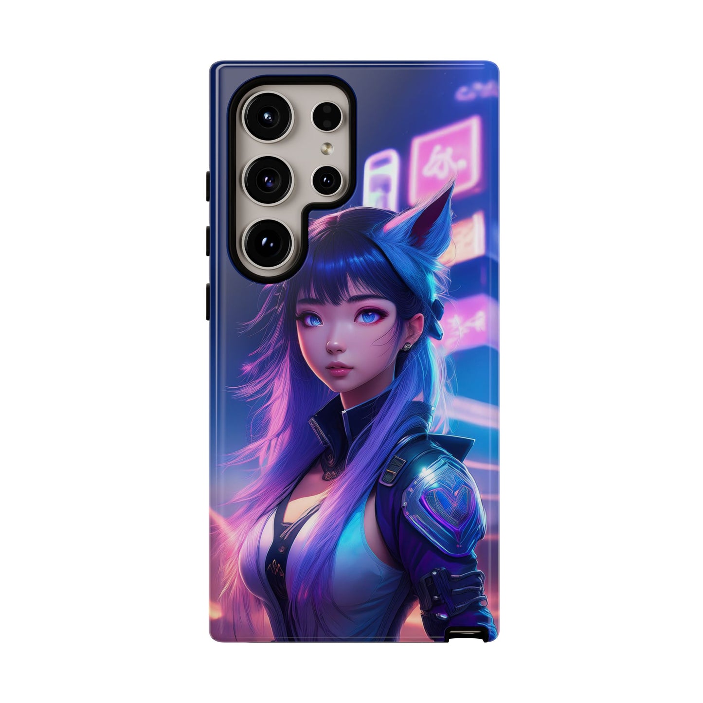 Futuristic Cyberpunk Female Cell Phone Case 010