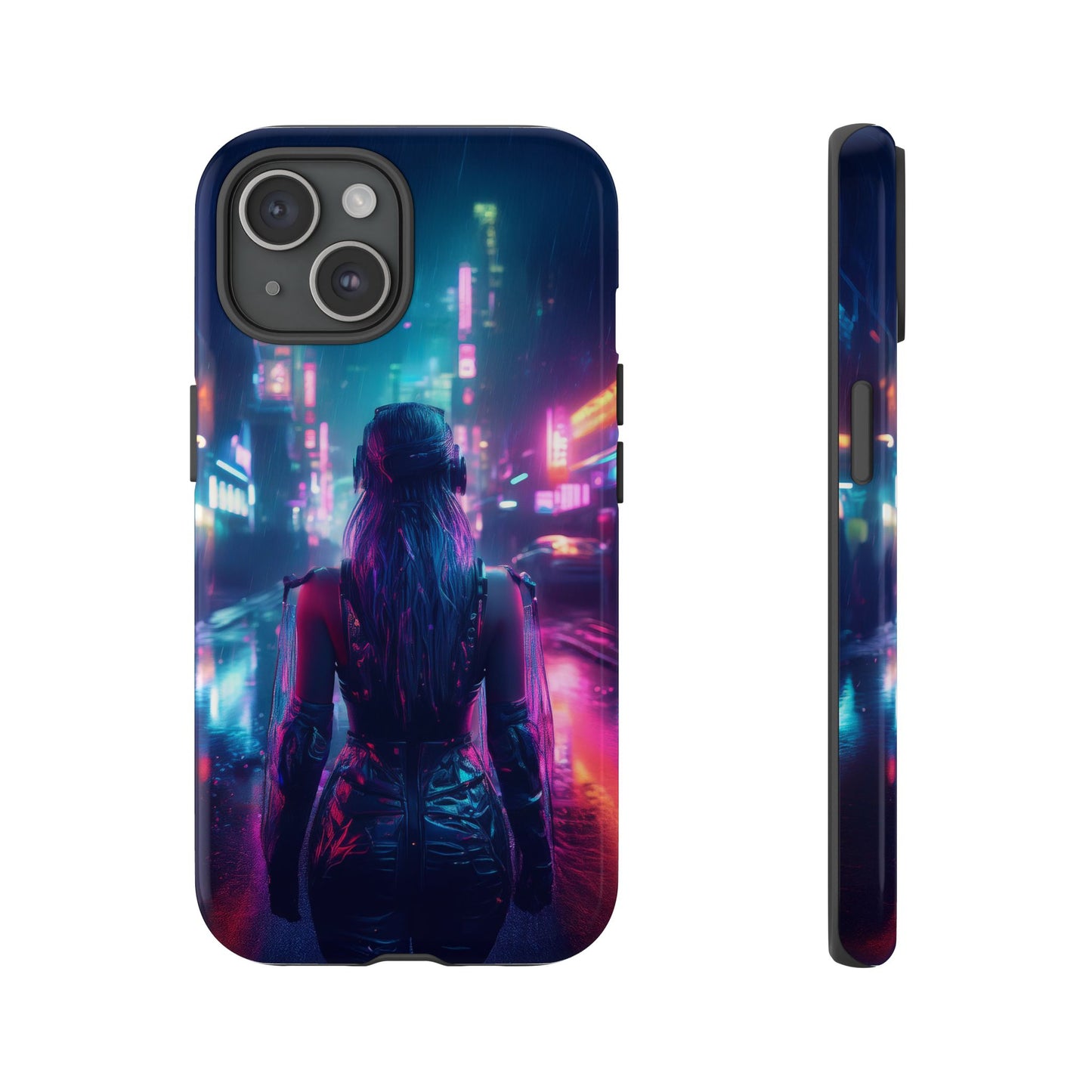 Futuristic Cyberpunk Female Cell Phone Case 032