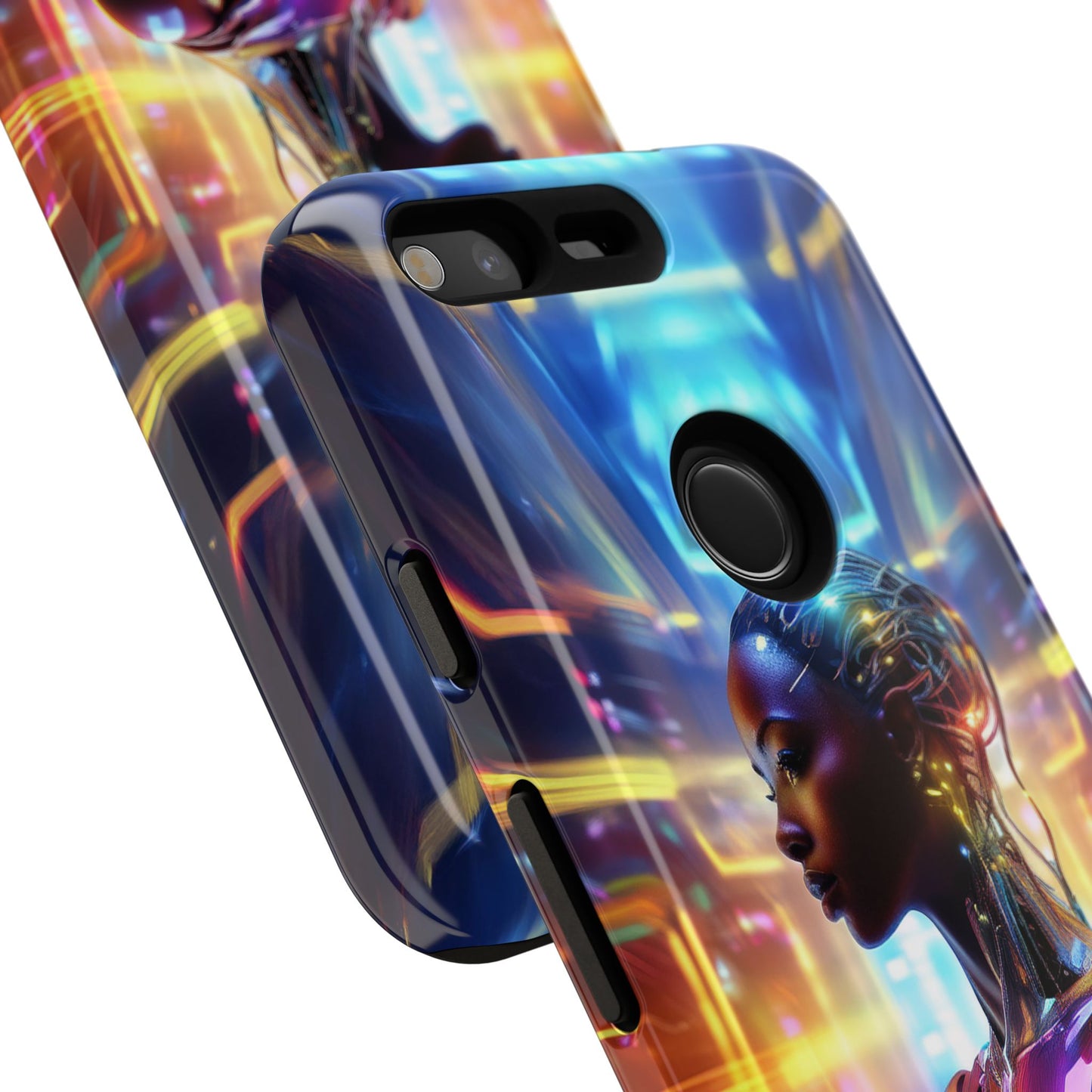 Futuristic Human Android Hybrid Cell Phone Case 011