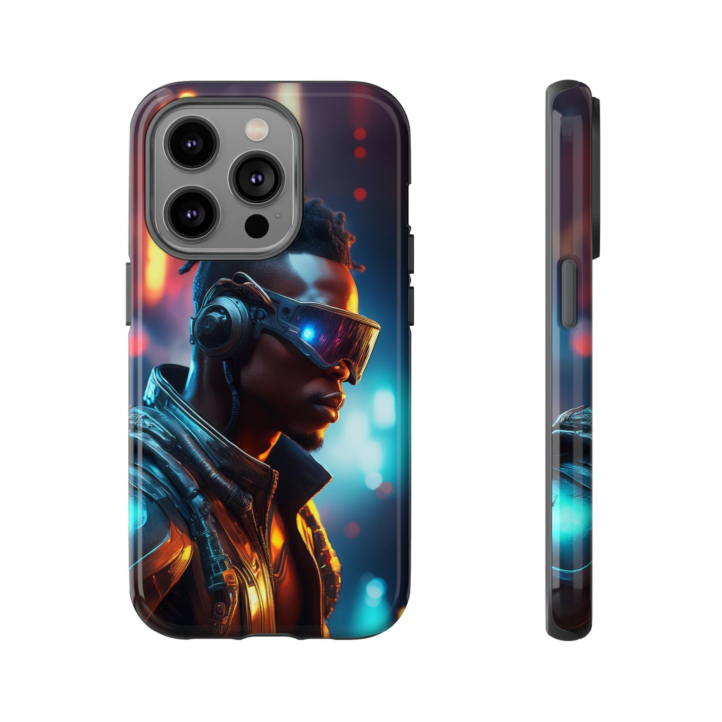 Futuristic Cyberpunk Male Cell Phone Case 016