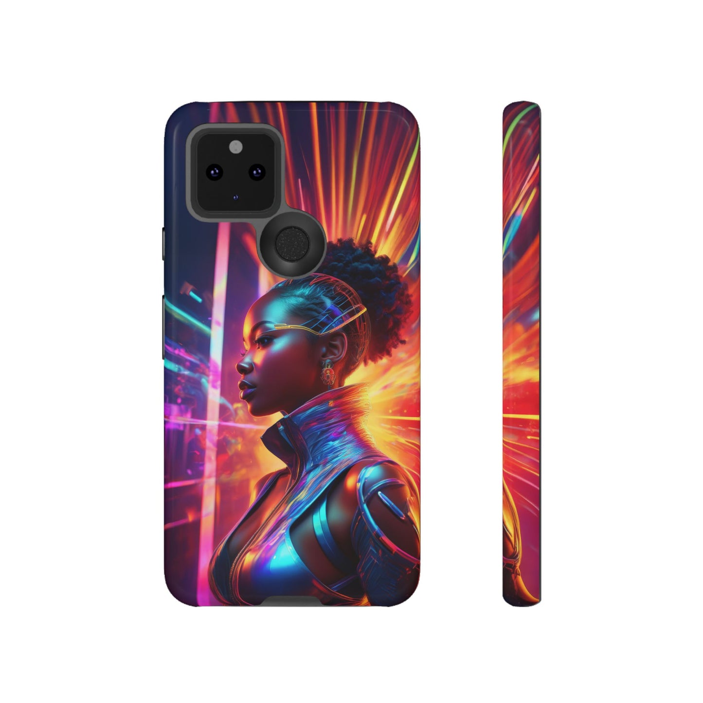 Futuristic Cyberpunk Female Cell Phone Case 001