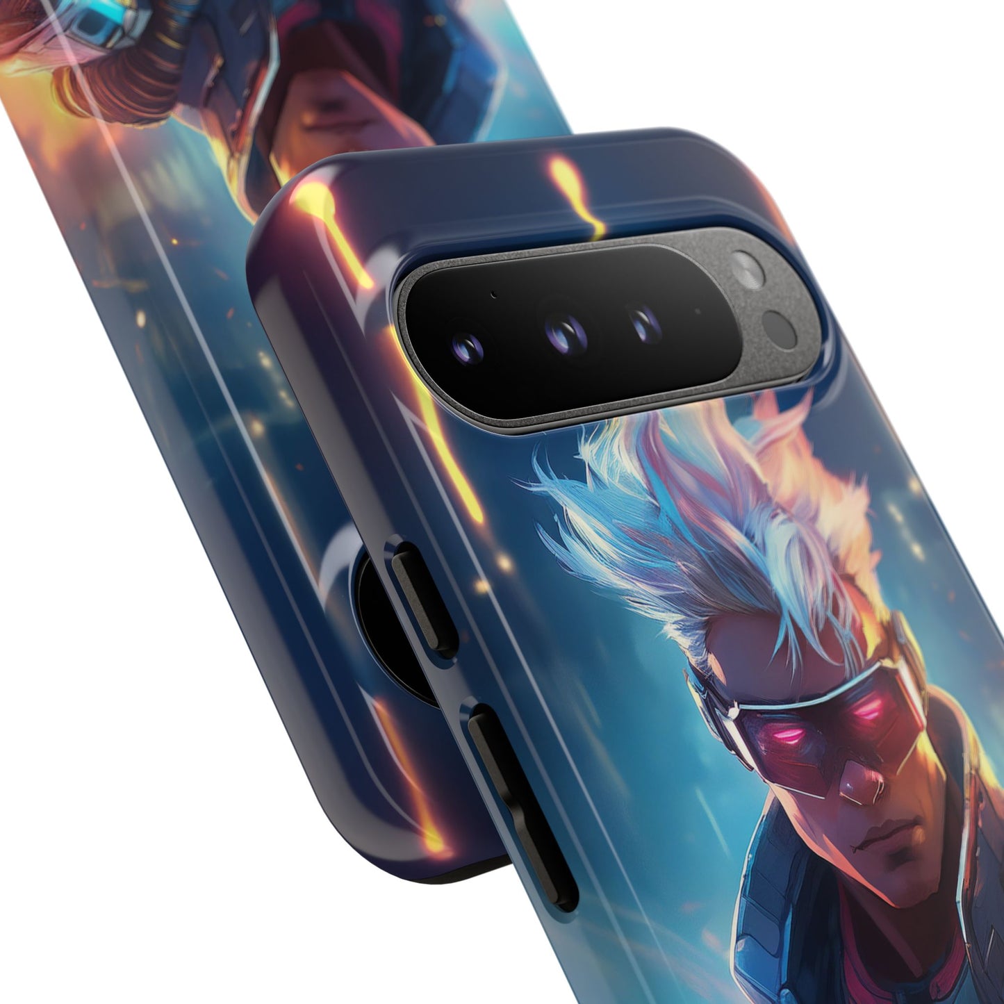 Futuristic Cyberpunk Male Cell Phone Case 018