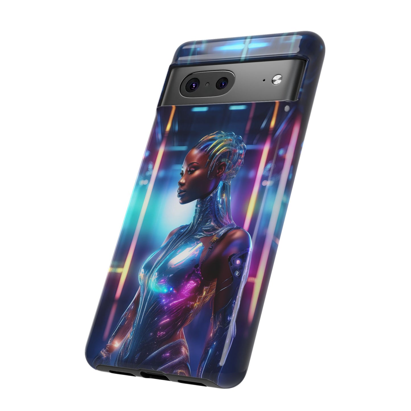 Futuristic Human Android Hybrid Cell Phone Case 014