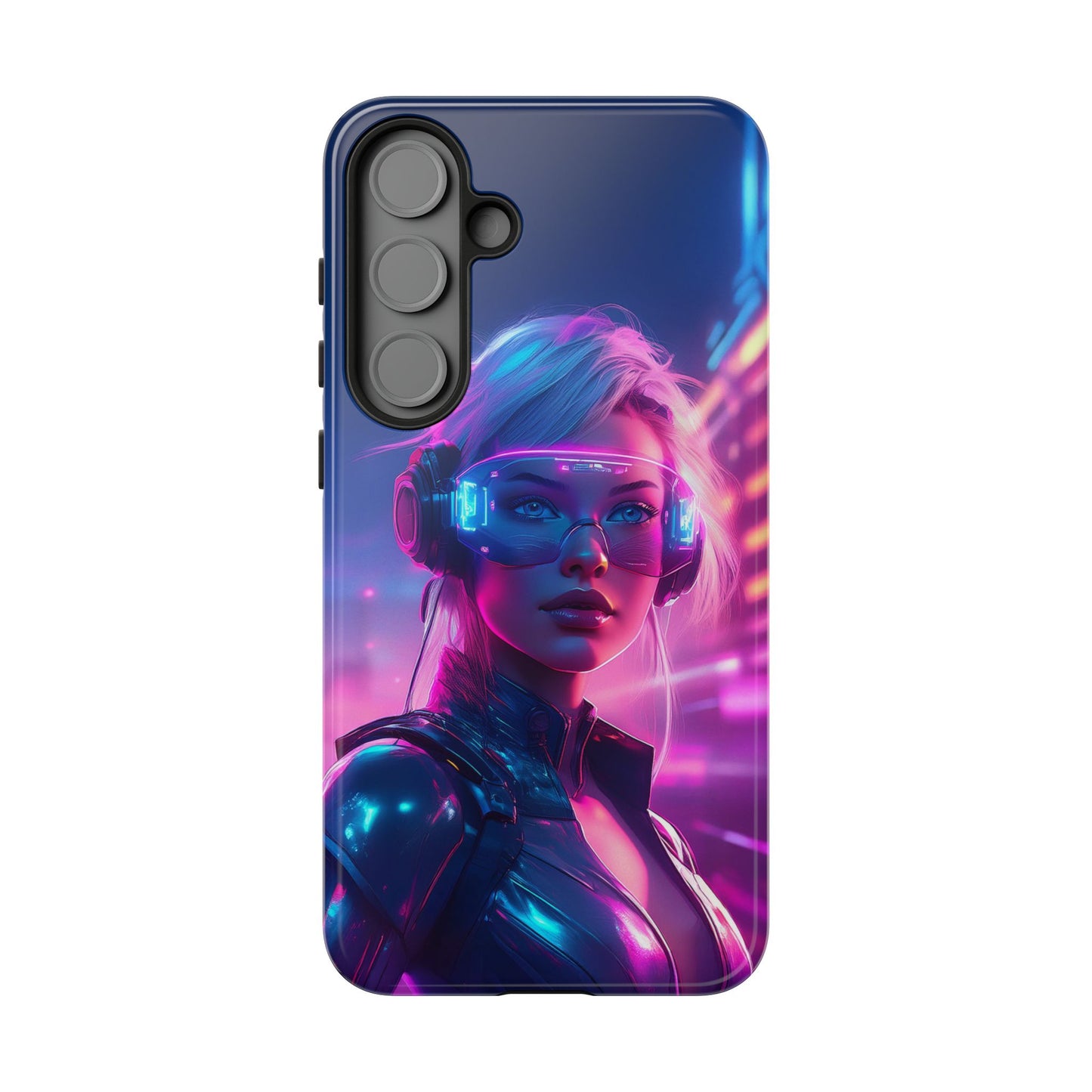 Futuristic Cyberpunk Female Cell Phone Case 029