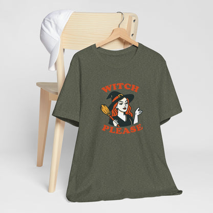 Witch Please Halloween Shirt – Sassy Retro Witch Graphic Tee for Funny Halloween Attitude