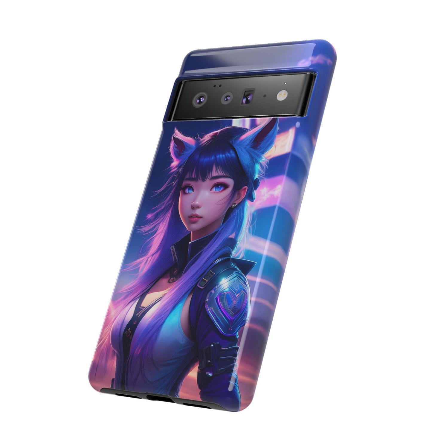 Futuristic Cyberpunk Female Cell Phone Case 010