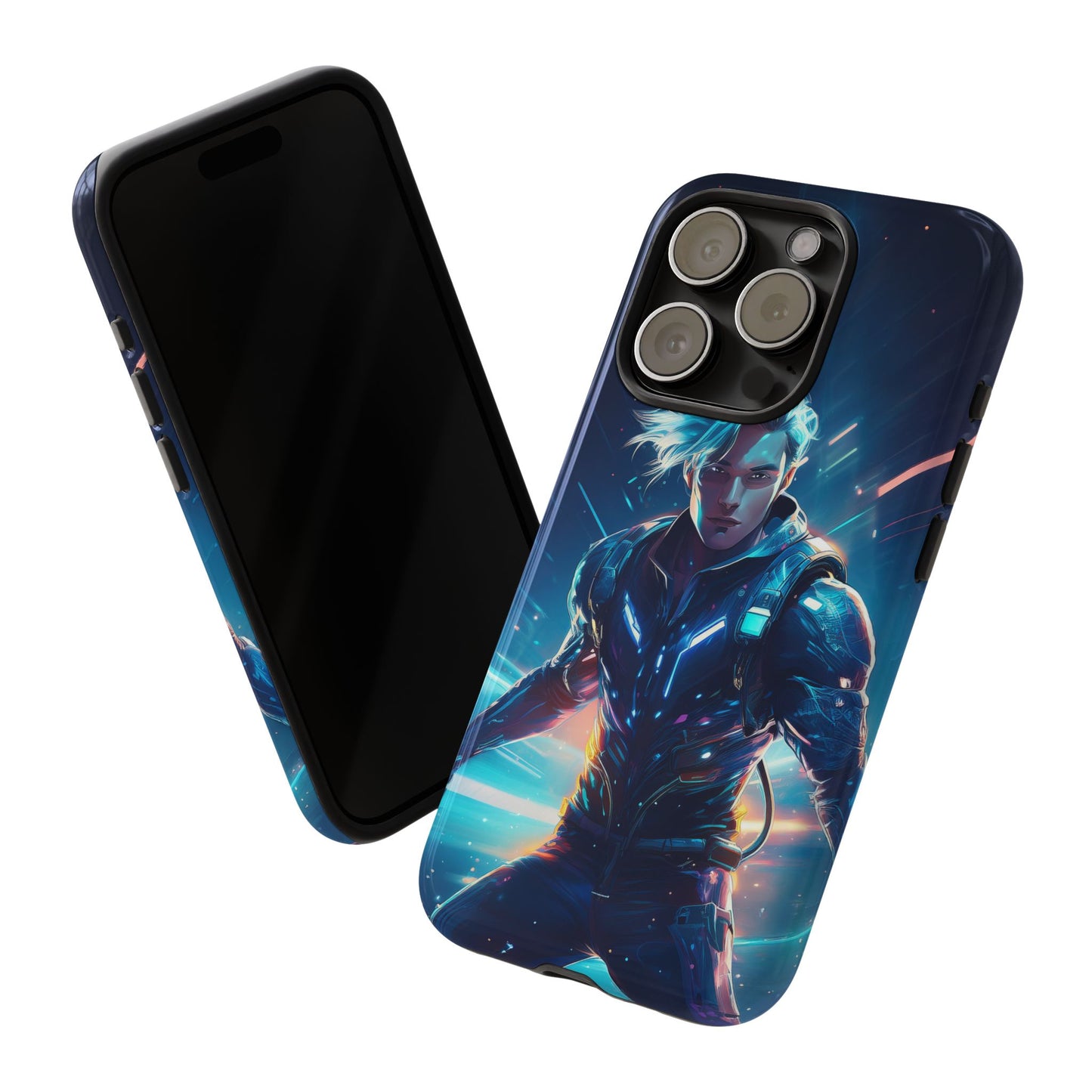 Futuristic Cyberpunk Male Cell Phone Case 024