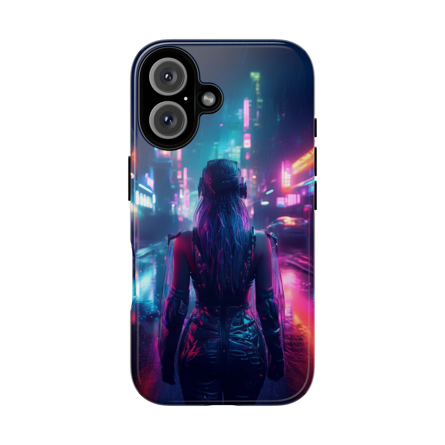 Futuristic Cyberpunk Female Cell Phone Case 032