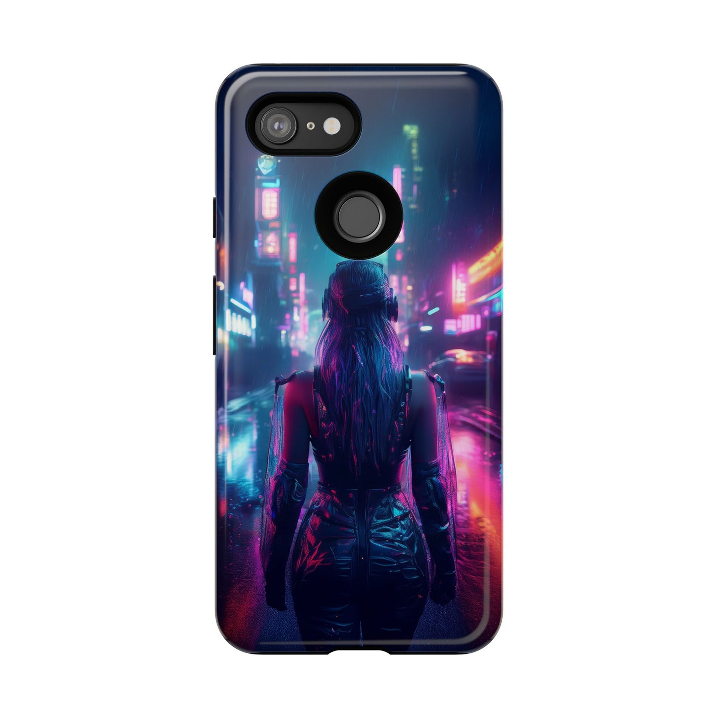 Futuristic Cyberpunk Female Cell Phone Case 032