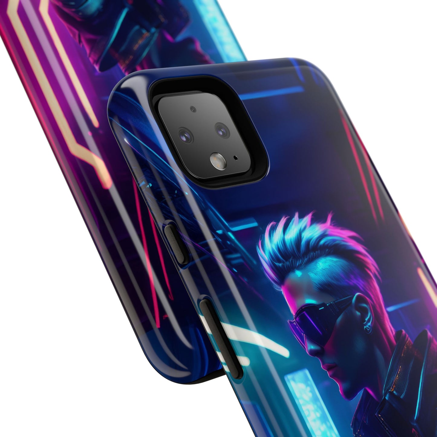 Futuristic Cyberpunk Male Cell Phone Case 002