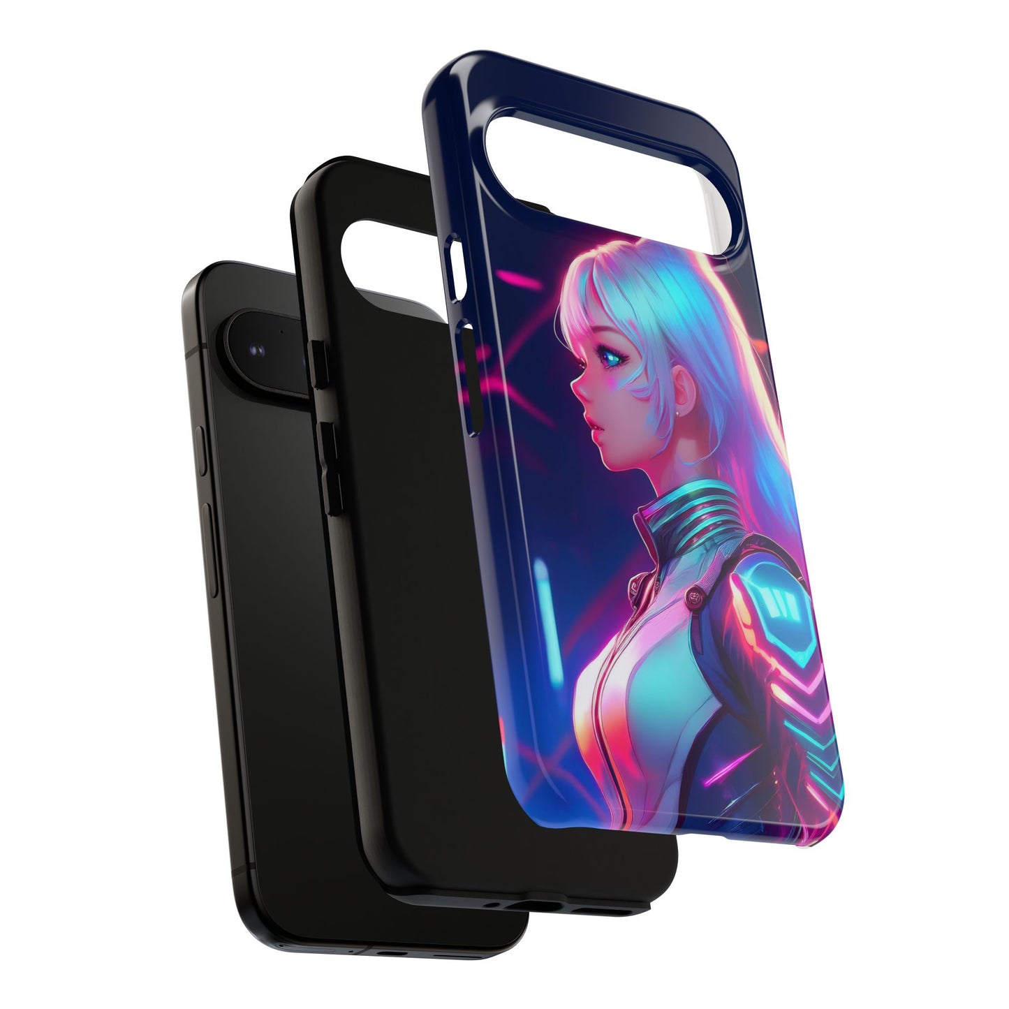 Futuristic Cyberpunk Female Cell Phone Case 009