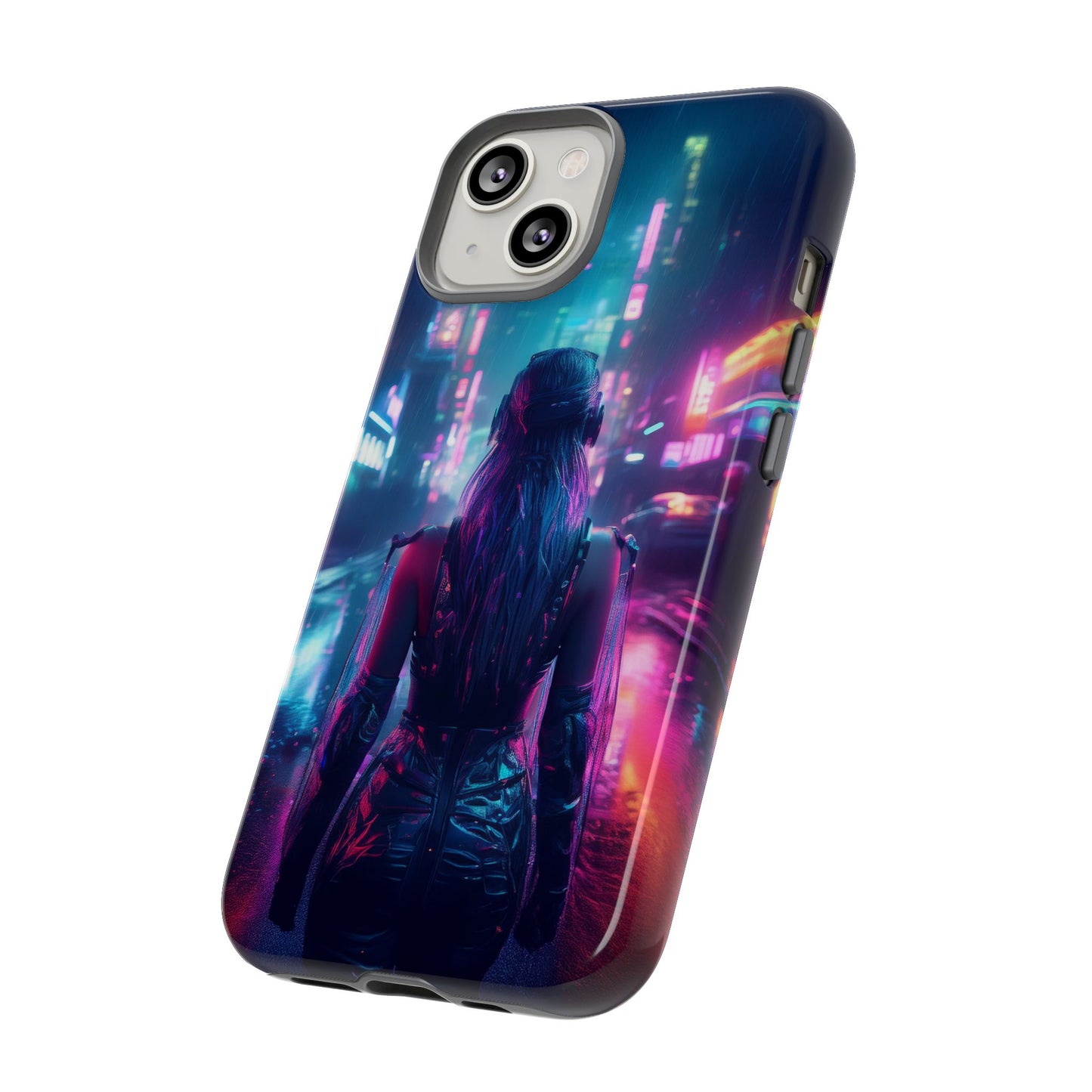 Futuristic Cyberpunk Female Cell Phone Case 032