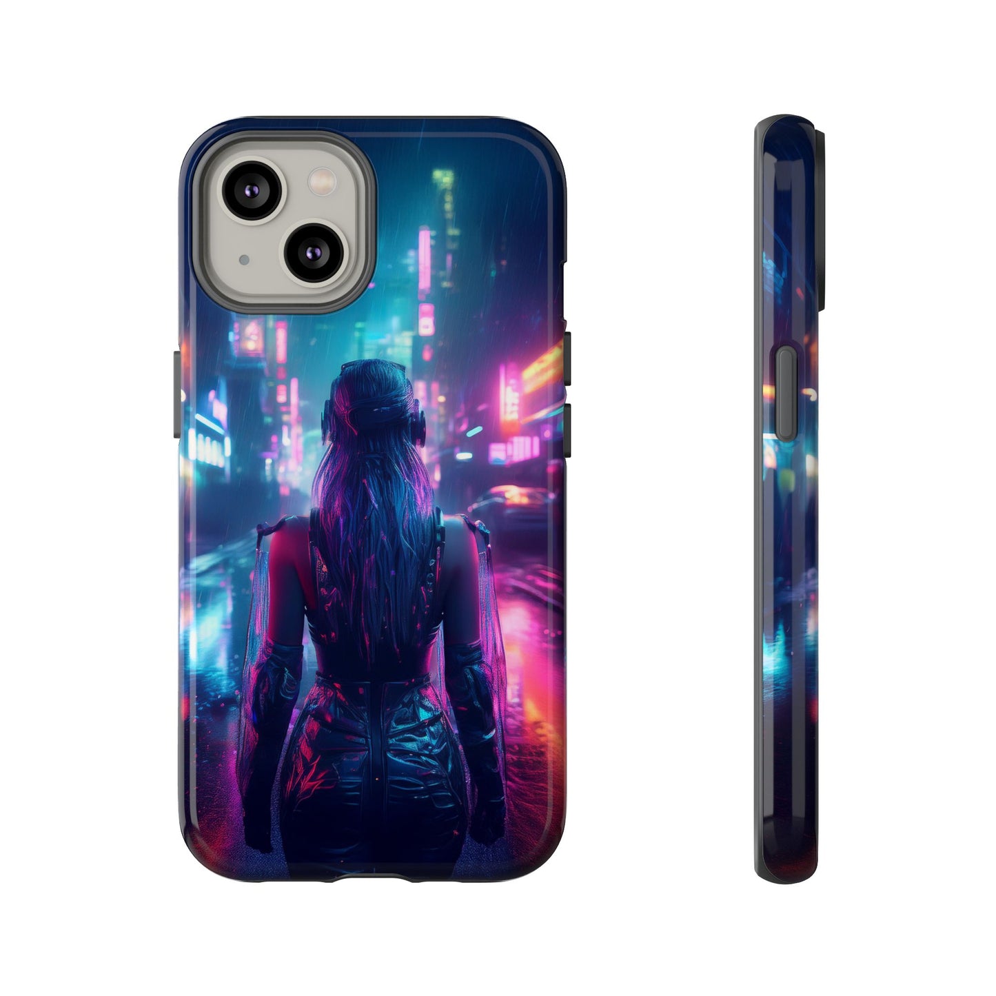 Futuristic Cyberpunk Female Cell Phone Case 032