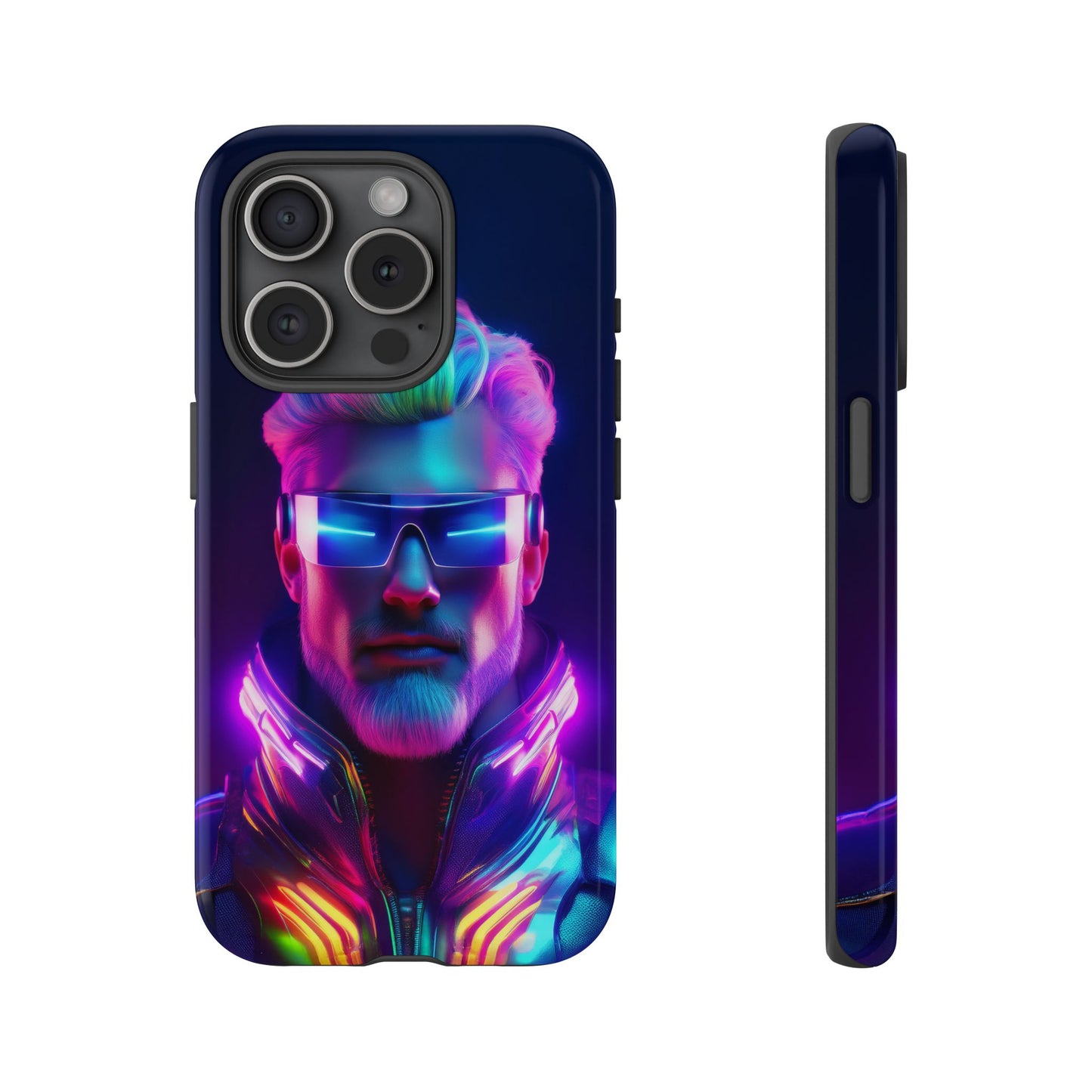 Futuristic Cyberpunk Male Cell Phone Case 026