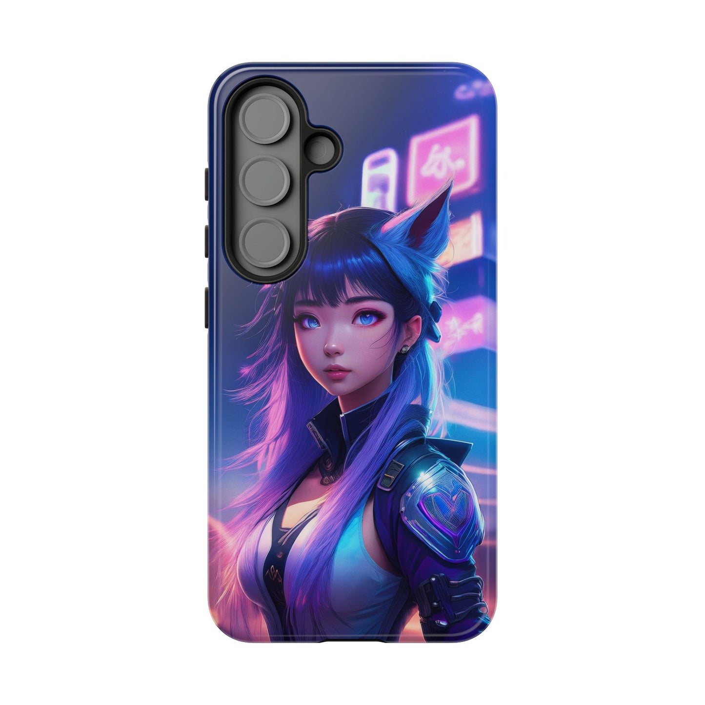 Futuristic Cyberpunk Female Cell Phone Case 010