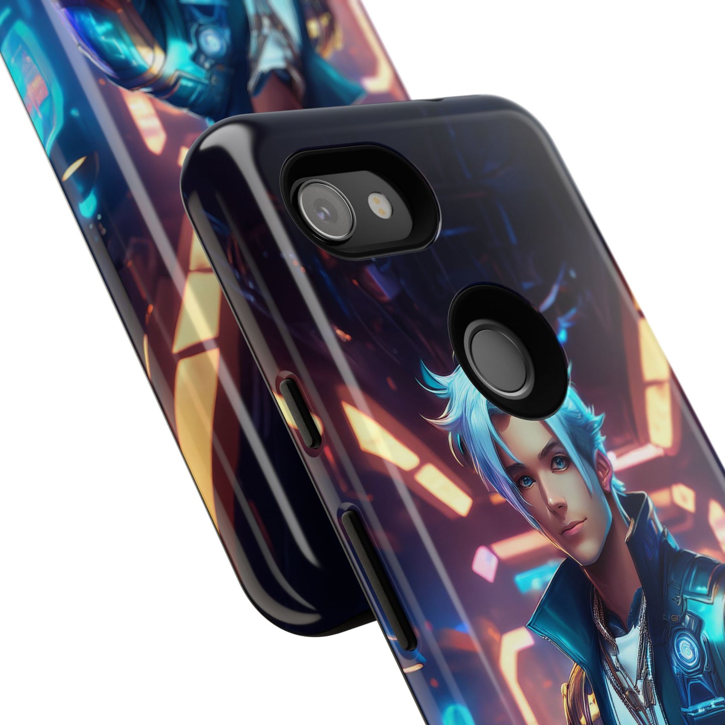 Futuristic Cyberpunk Male Cell Phone Case 009