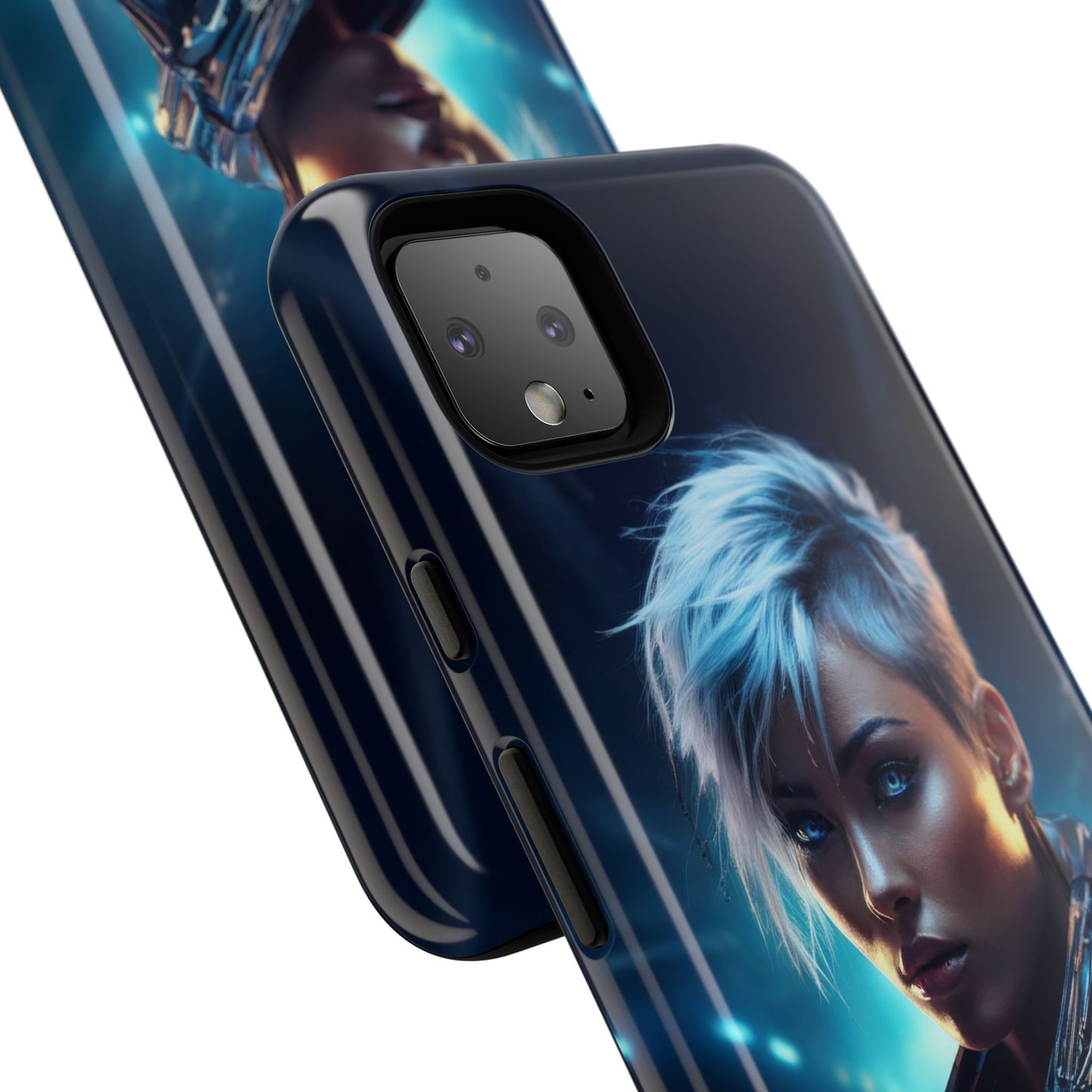 Futuristic Cyberpunk Female Cell Phone Case 027