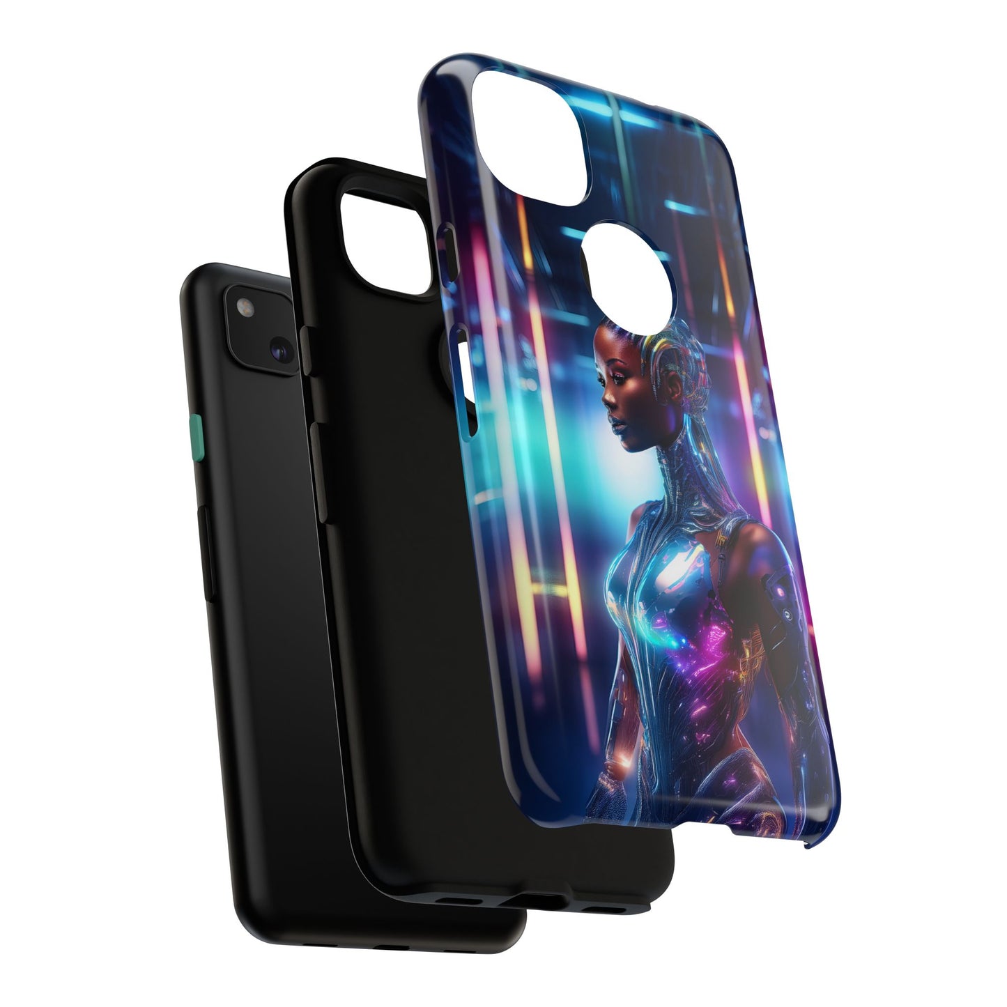 Futuristic Human Android Hybrid Cell Phone Case 014