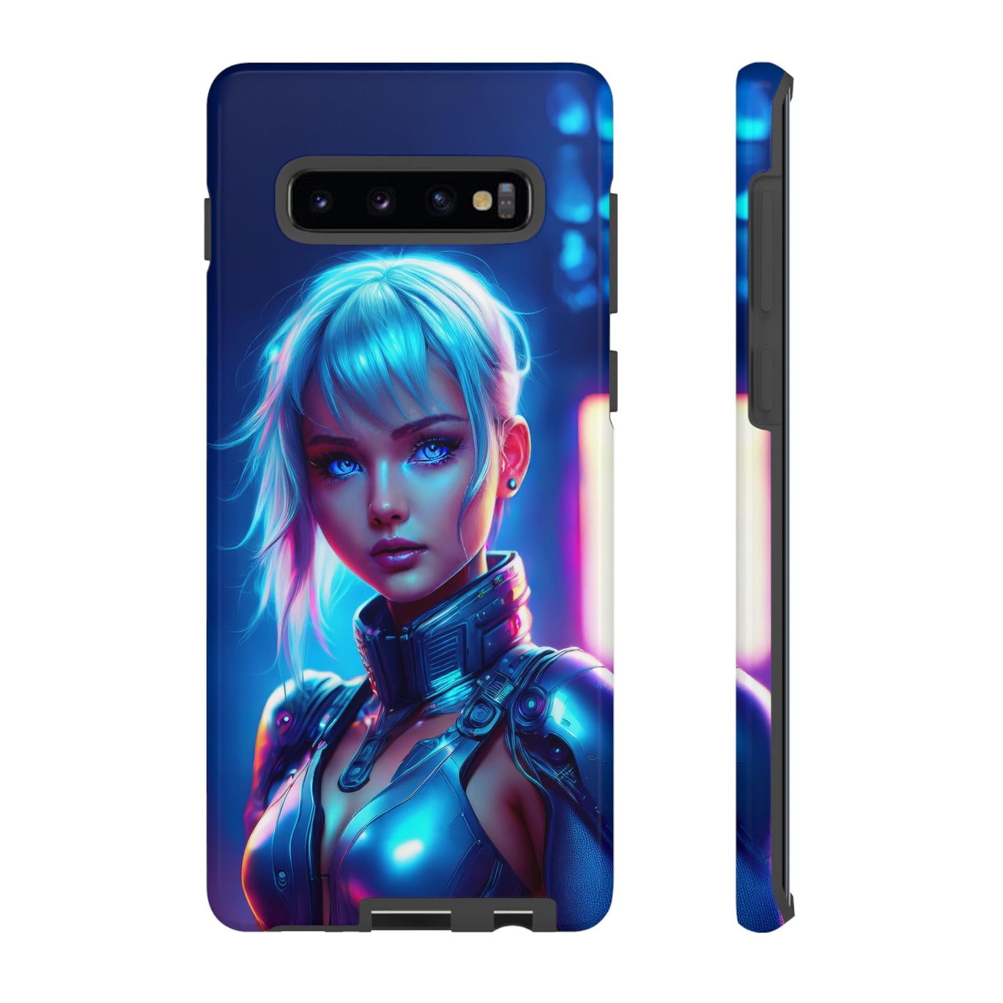 Futuristic Cyberpunk Female Cell Phone Case 013